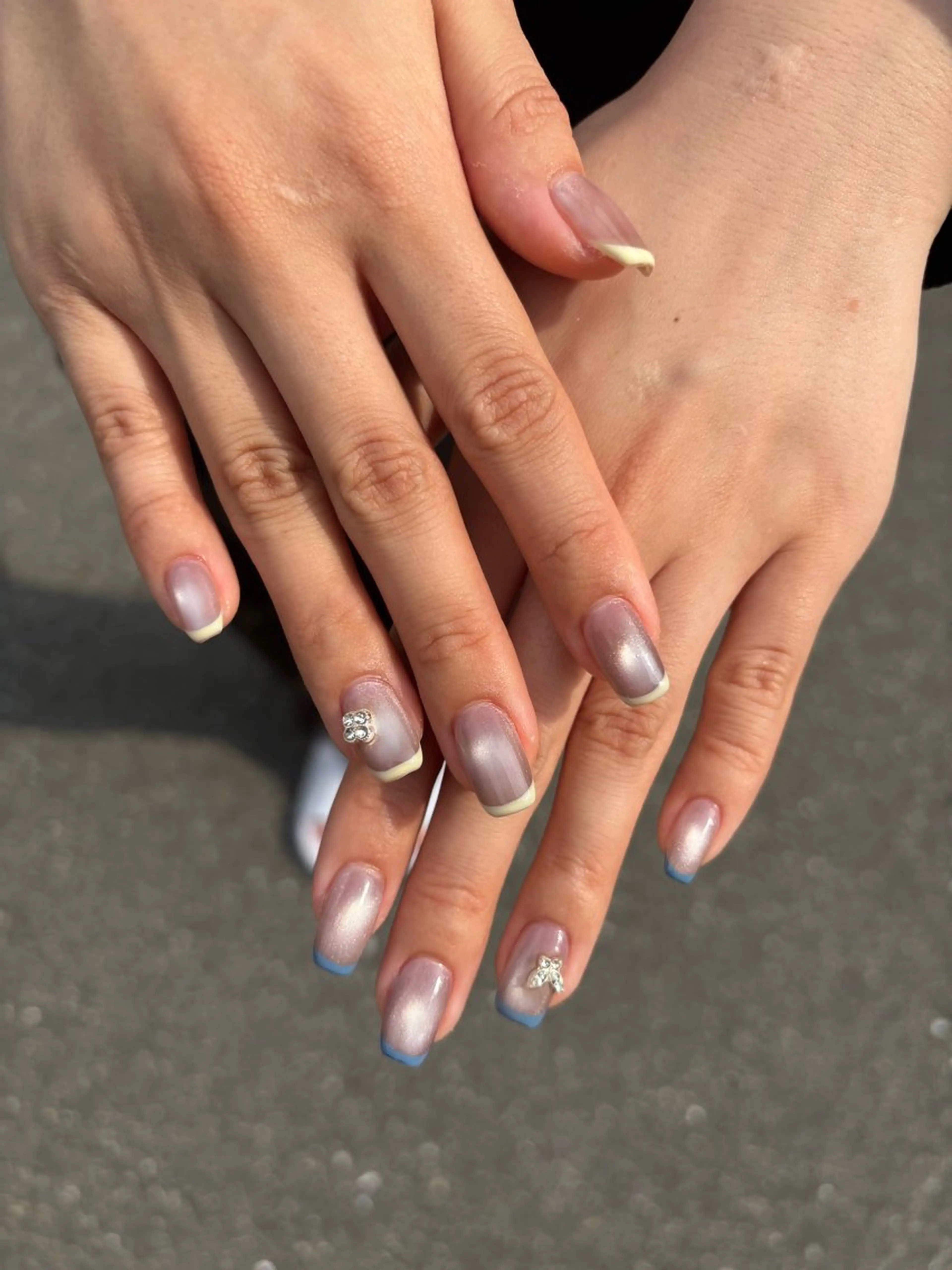 ネイル マグネットネイル ハンドネイル 大東市ネイルサロン 【KYURA】ｷｭﾗのネイルデザイン