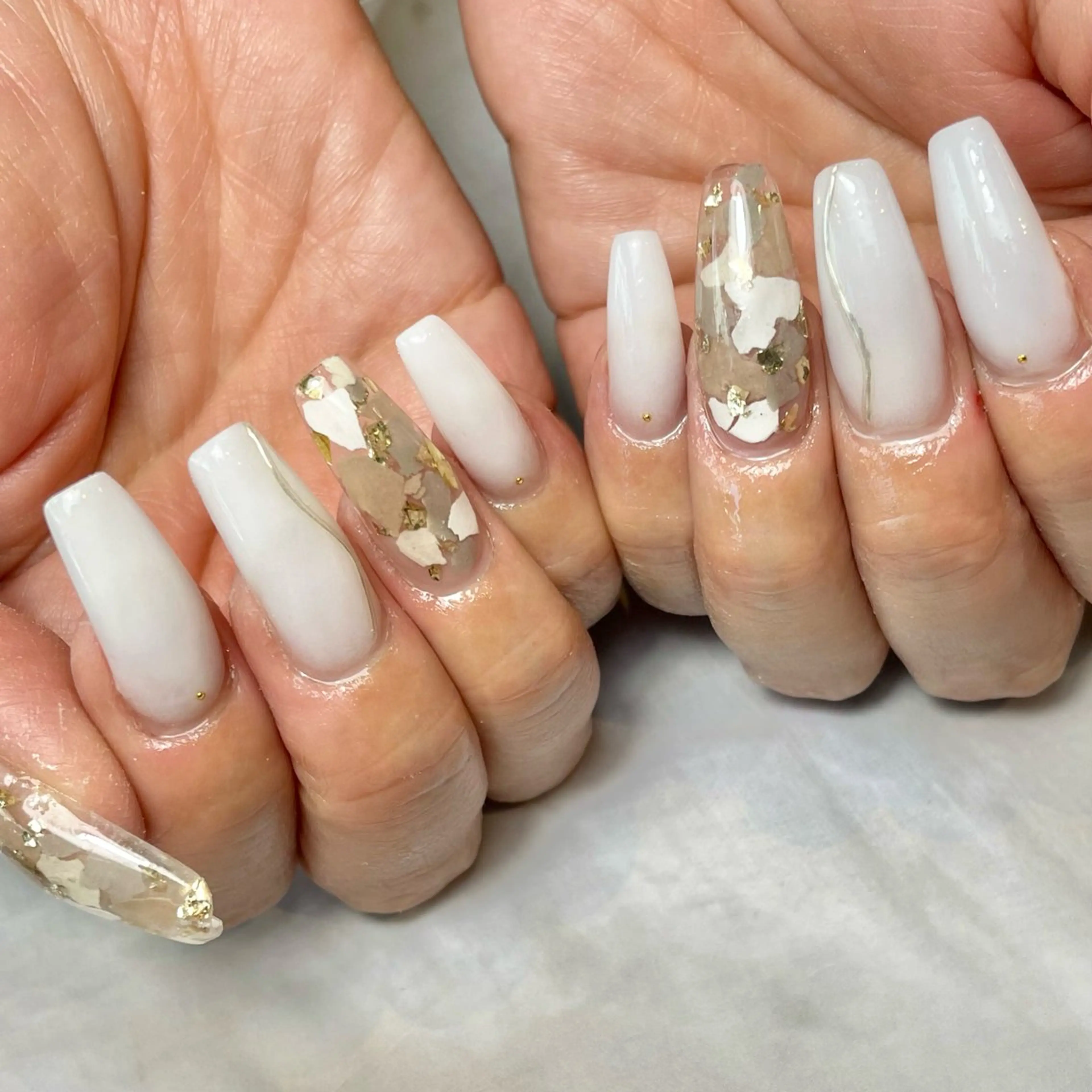 ネイル アートネイル スカルプネイル ハンドネイル Reflection marikoのネイルデザイン