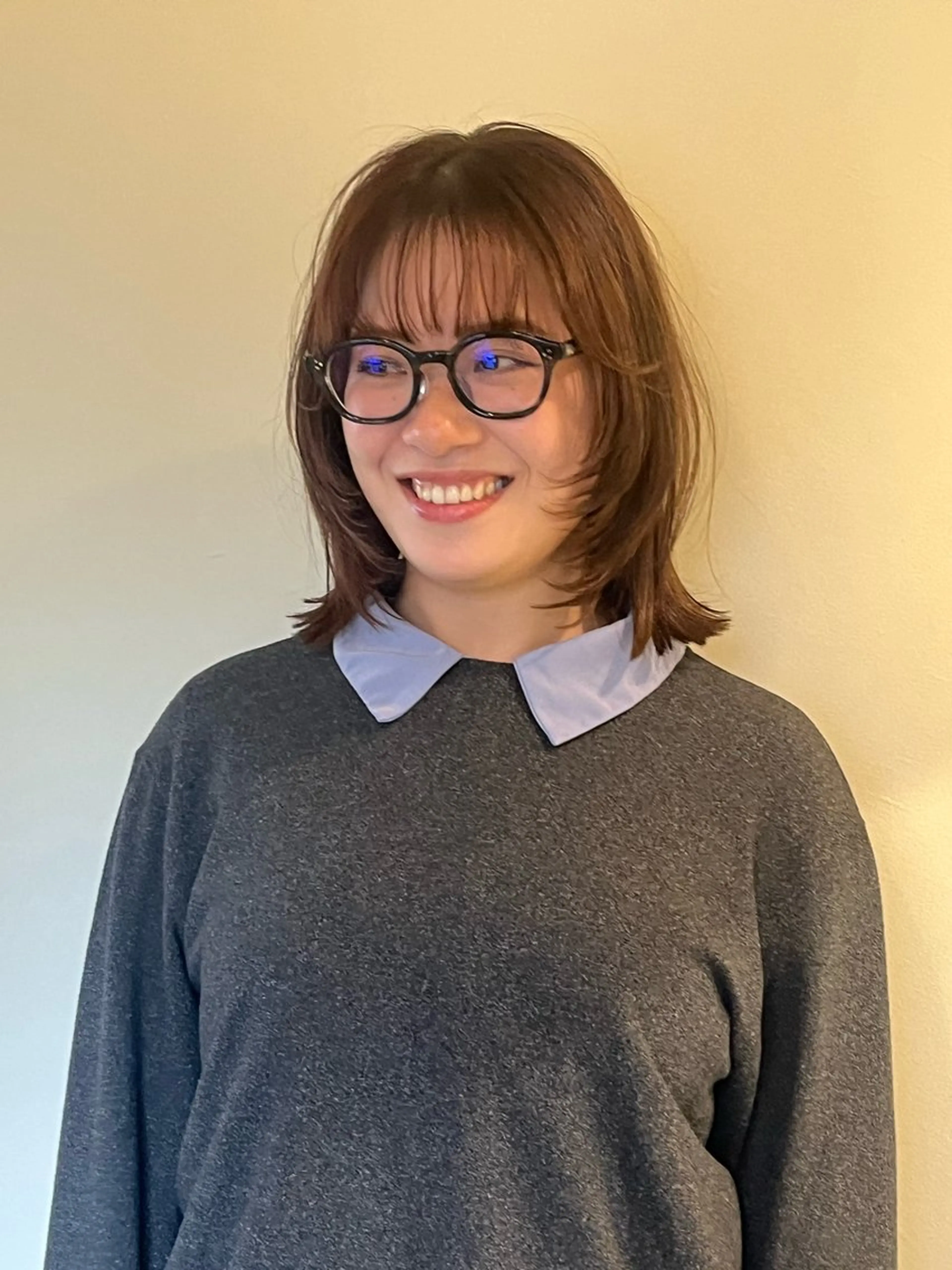 ミディアム カラー カット ヘアカラー パーマ 縮毛矯正 トリートメント エクステ ヘッドスパ ヘアセット 🦮shiori アイドルオタク🦮のヘアスタイル