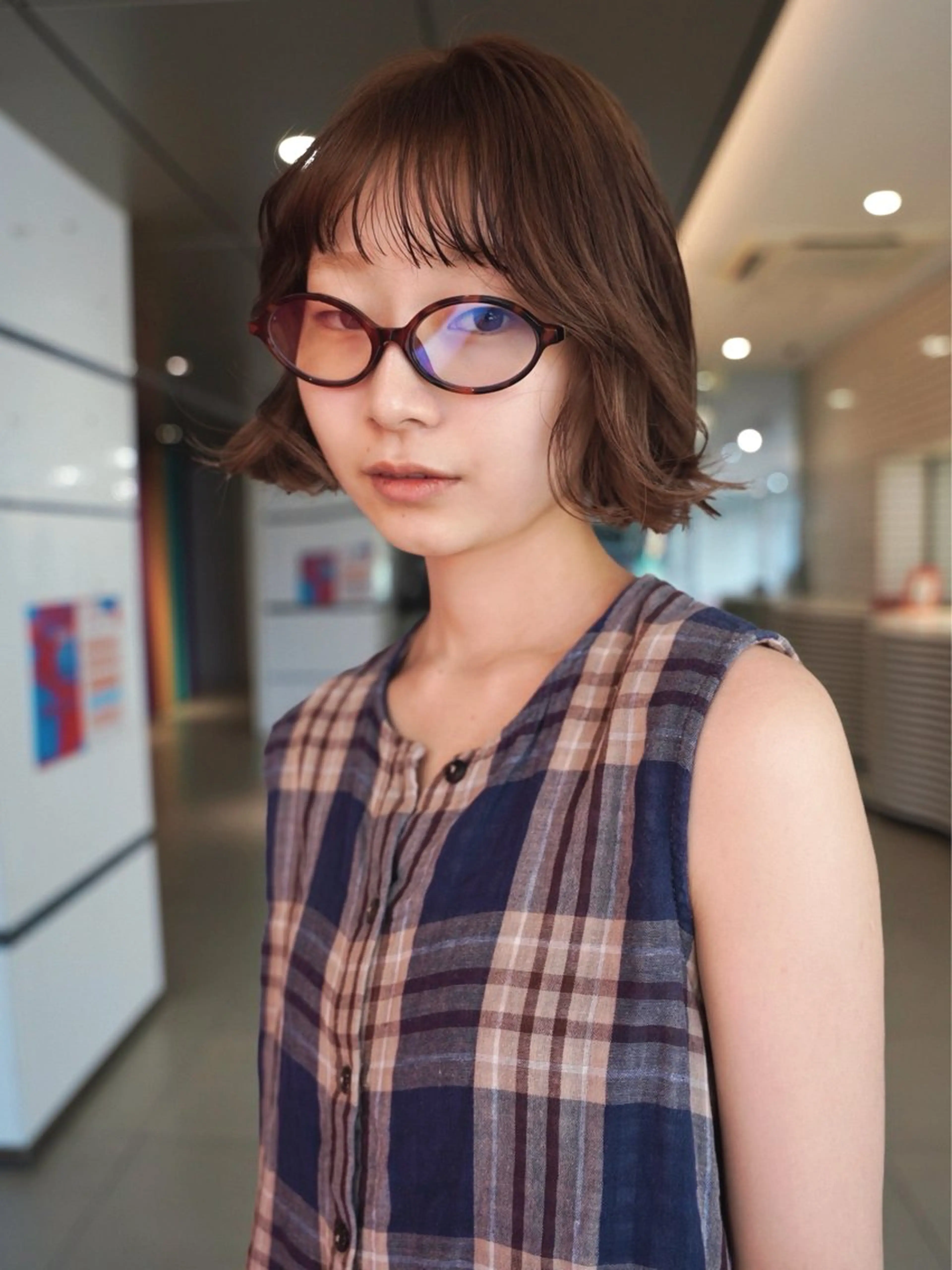 ショート カラー 透明感カラー ボブ カット ヘアカラー トリートメント Kaito🐶/ デザイン/レイヤーのヘアスタイル