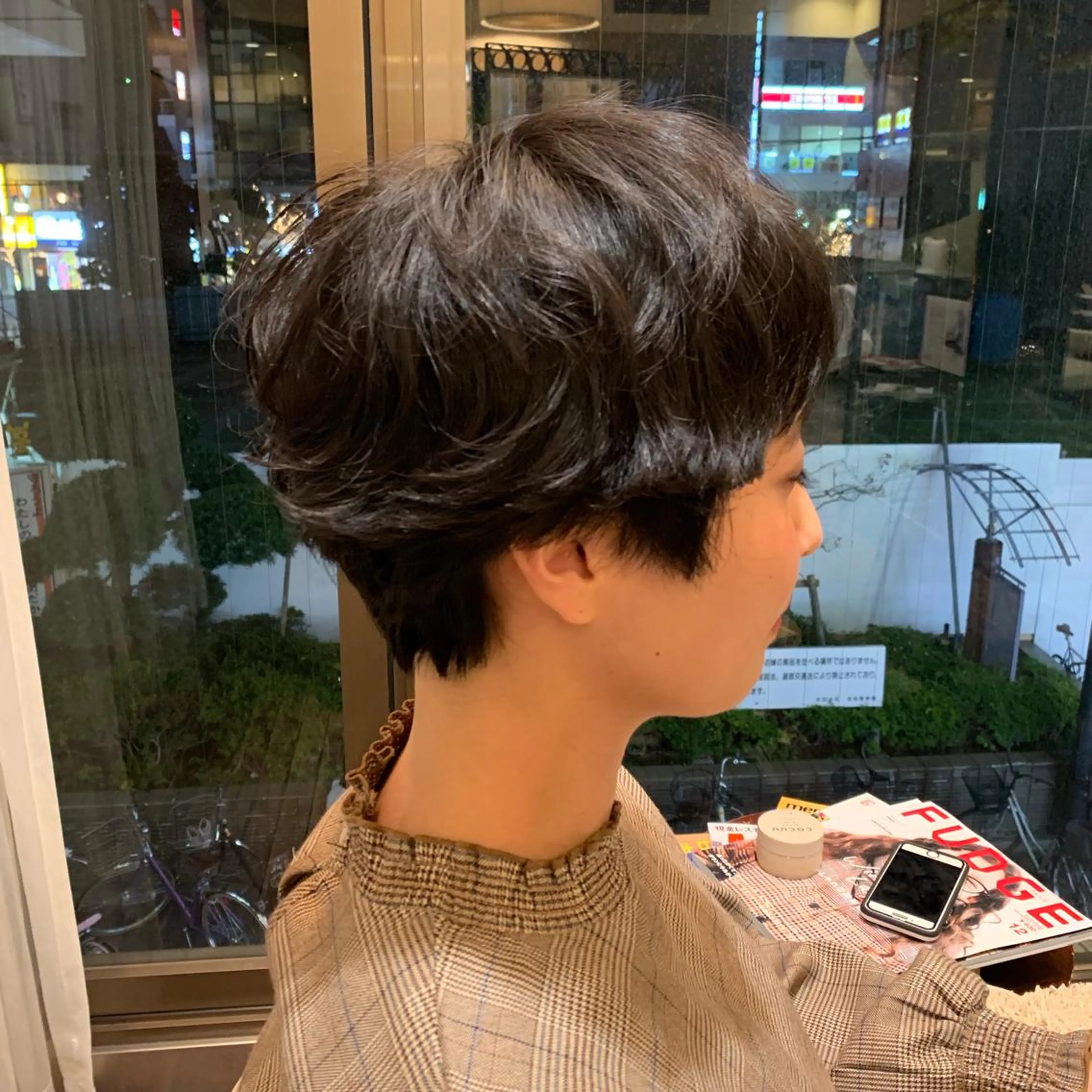 ショート パーマ 小顔/似合わせカット 杉山莉菜のヘアスタイル