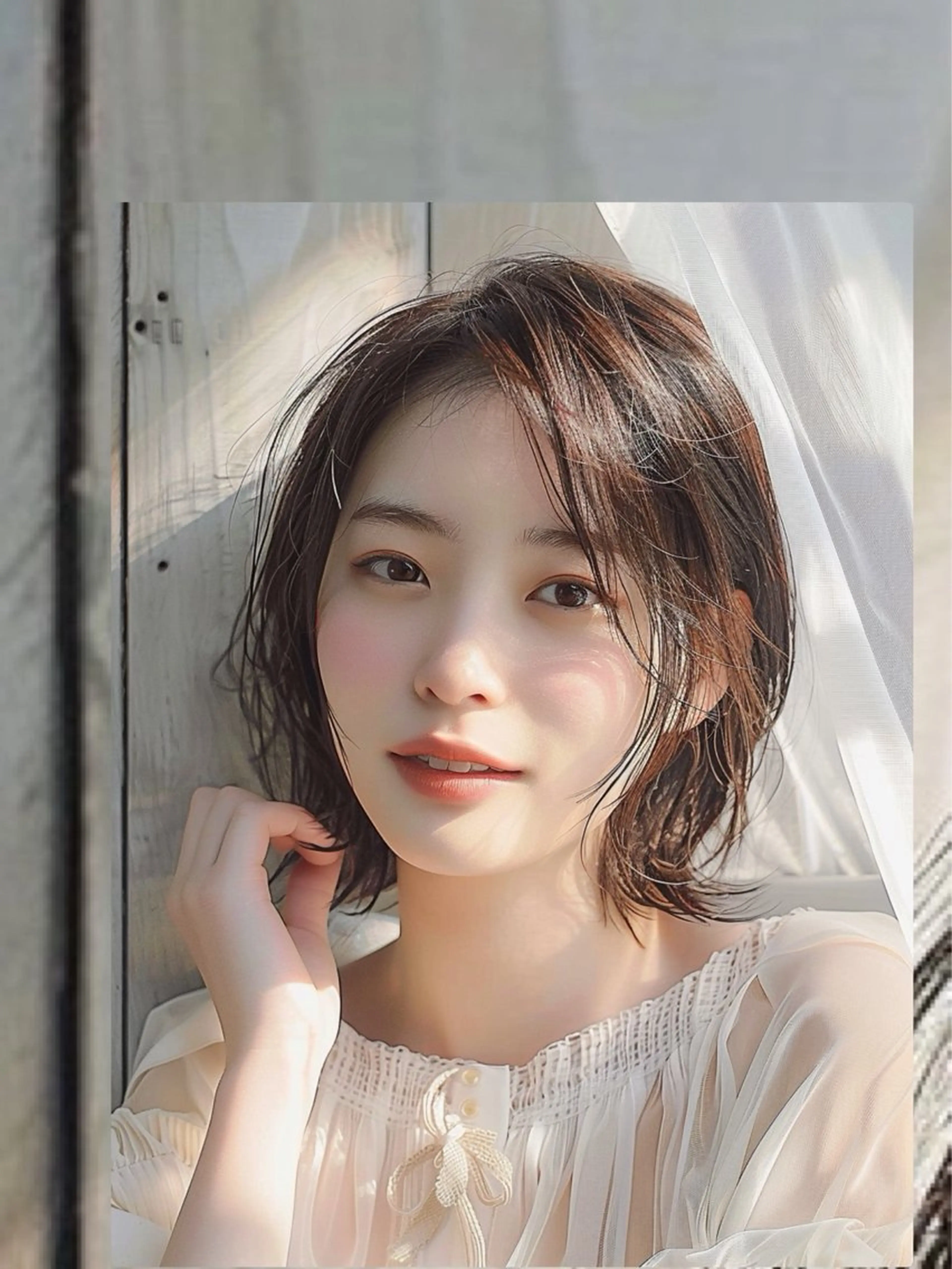 ミディアム ヘアカラー レイヤー/韓国風 /髪質改善　中野拓侍のヘアスタイル