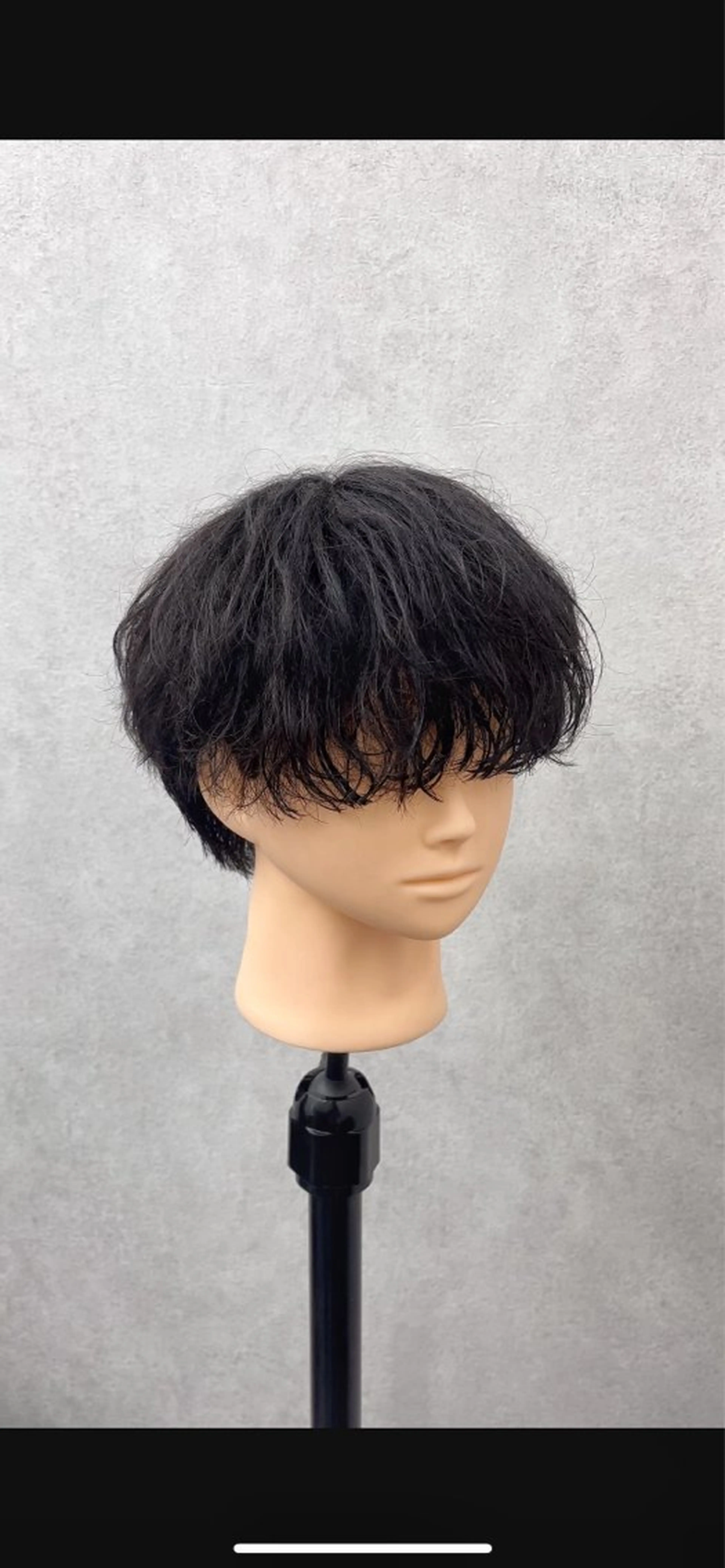 ショート パーマ 顔周りカット 齊藤 大地のヘアスタイル