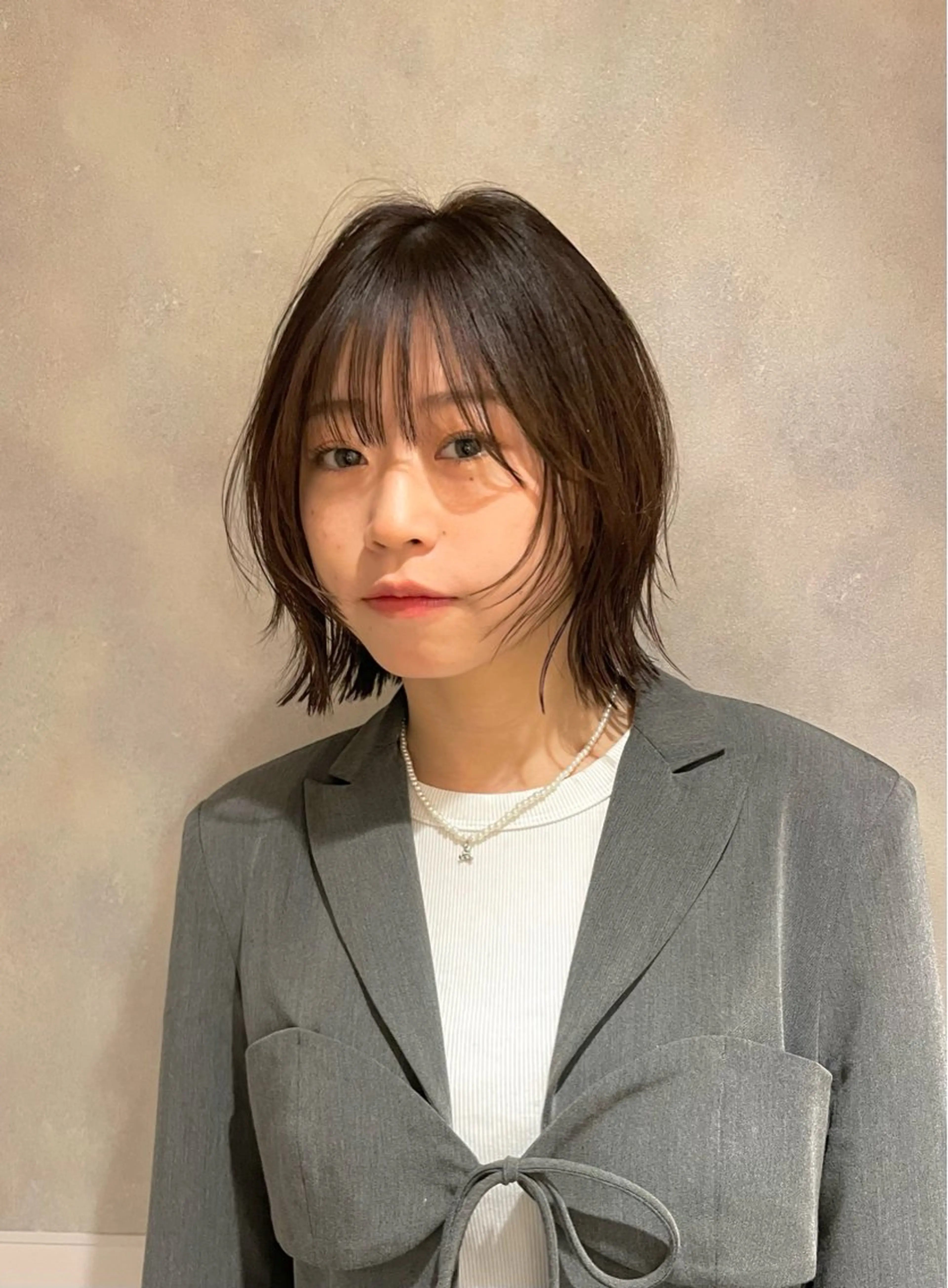 ショート カラー カット ヘアカラー 野町好花 レイヤー/髪質改善のヘアスタイル