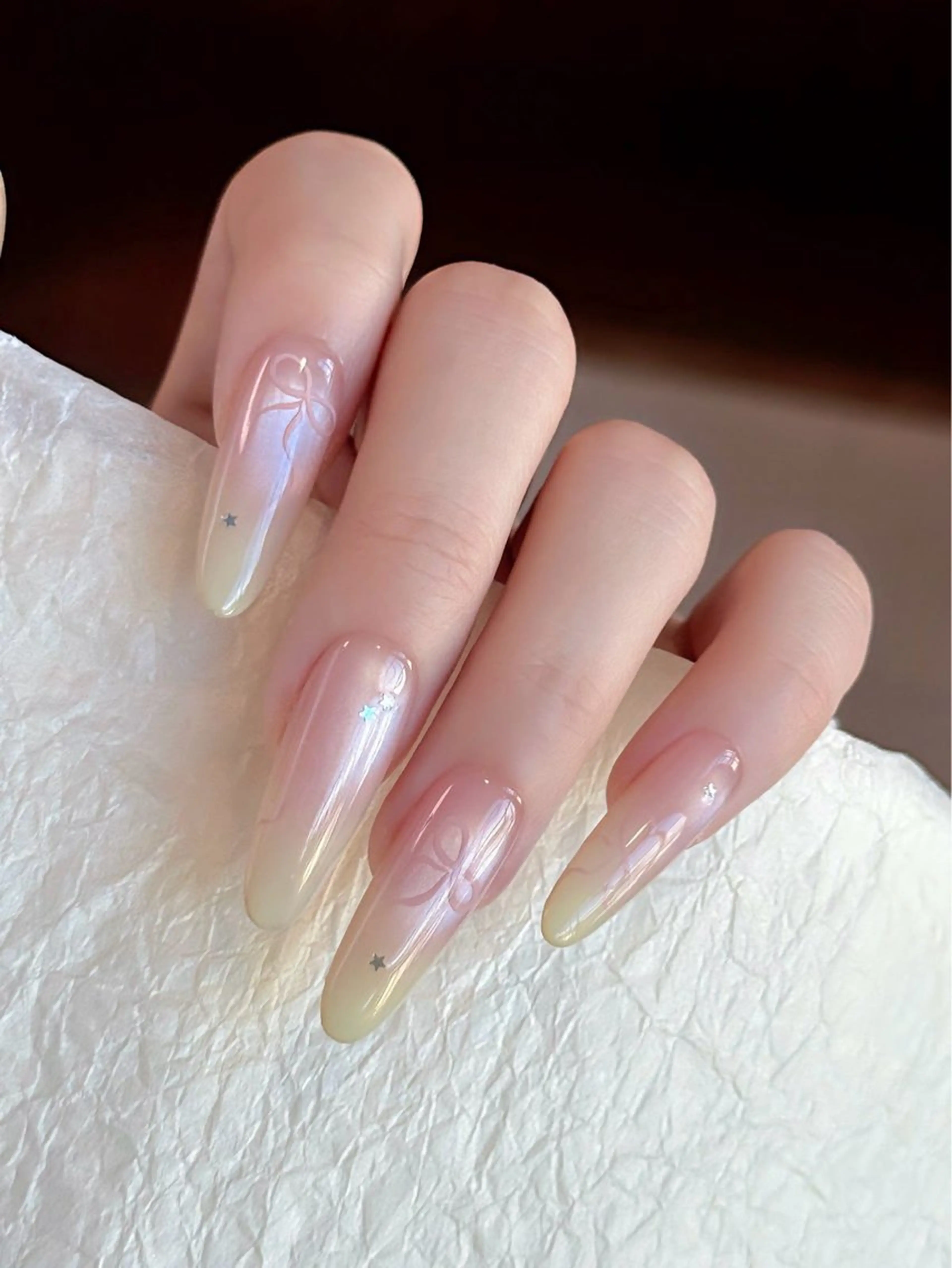 カラー グラデーションカラー ピンクカラー ハンドネイル AIN Nailのネイルデザイン