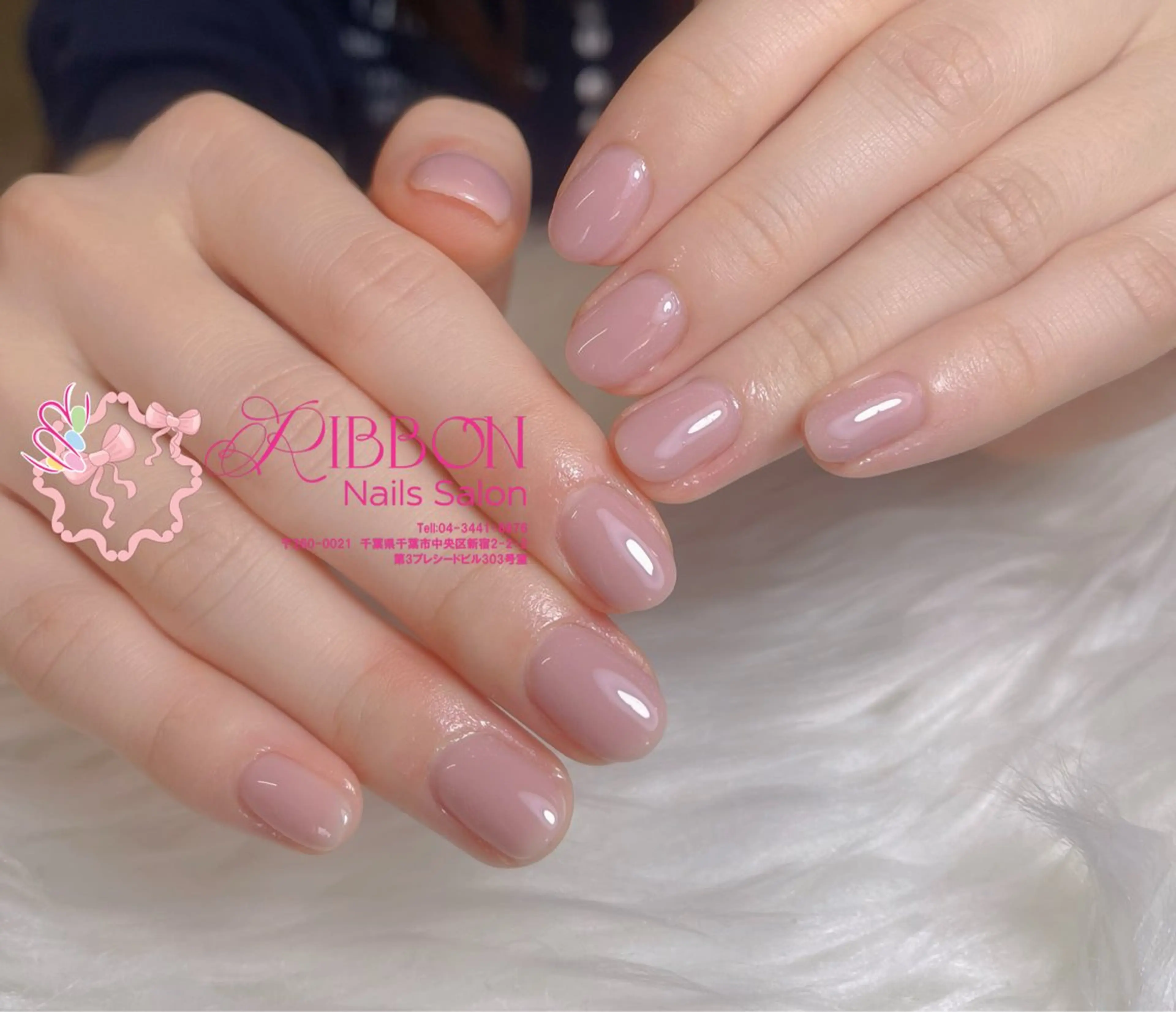 ネイル フレンチネイル ジェルネイル マグネットネイル 持ち込み ニュアンスネイル ハンドネイル Ribbonnail salonのネイルデザイン