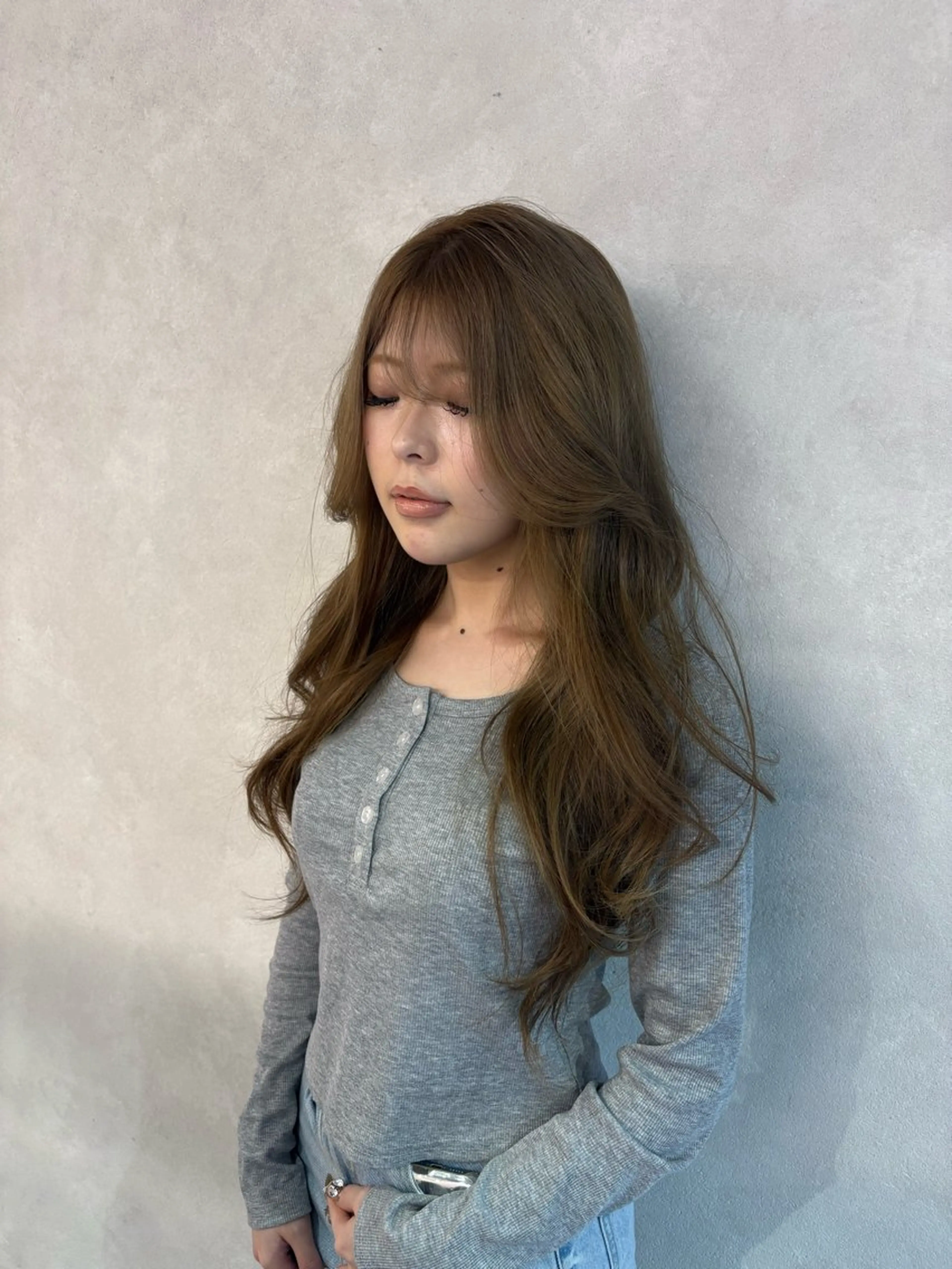 ロング カット ヘアカラー モテカラー🫧💕 RIOのヘアスタイル