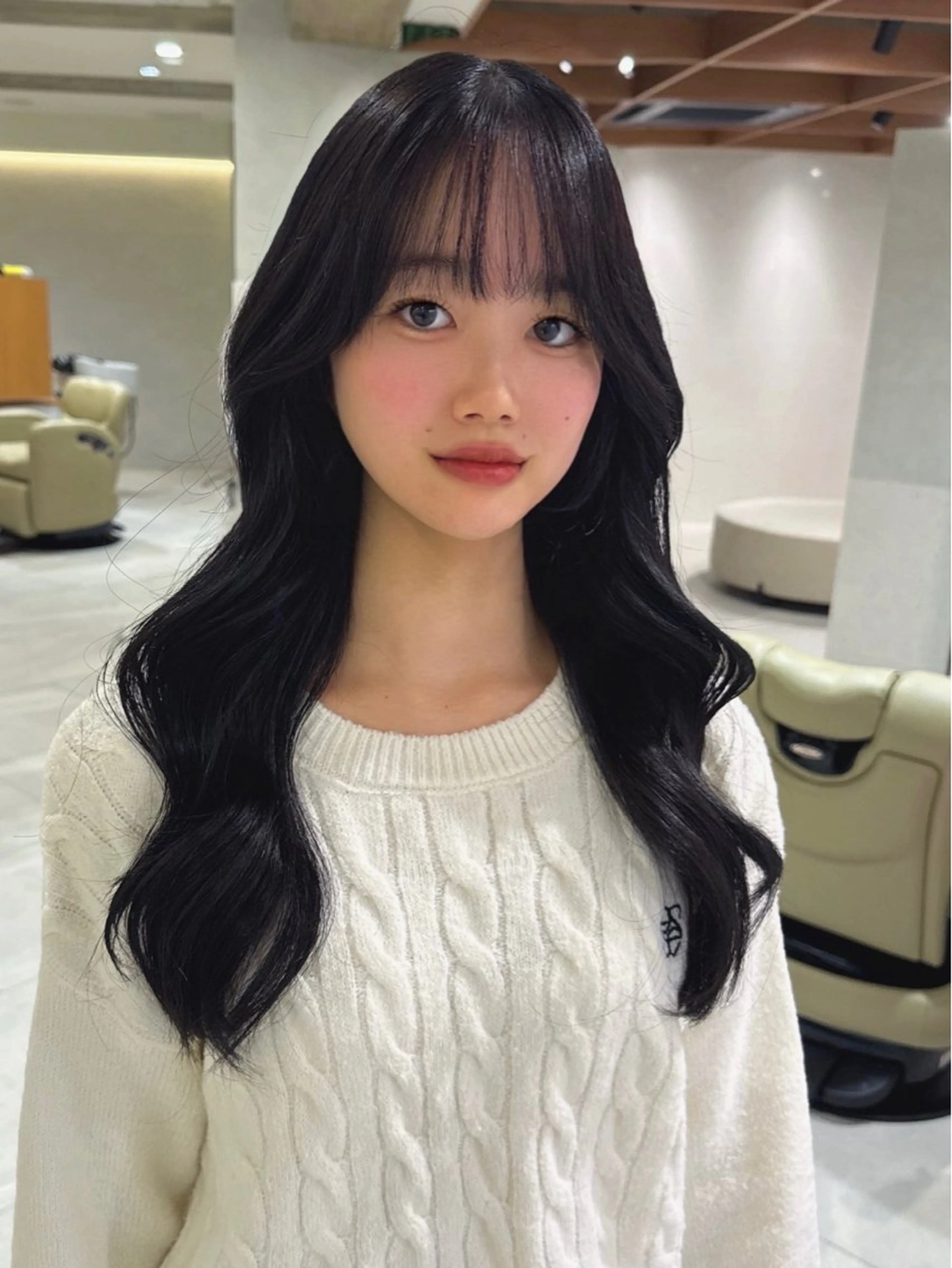 ロング カット ヘアカラー トリートメント MISATO THIRD SHOPのヘアスタイル