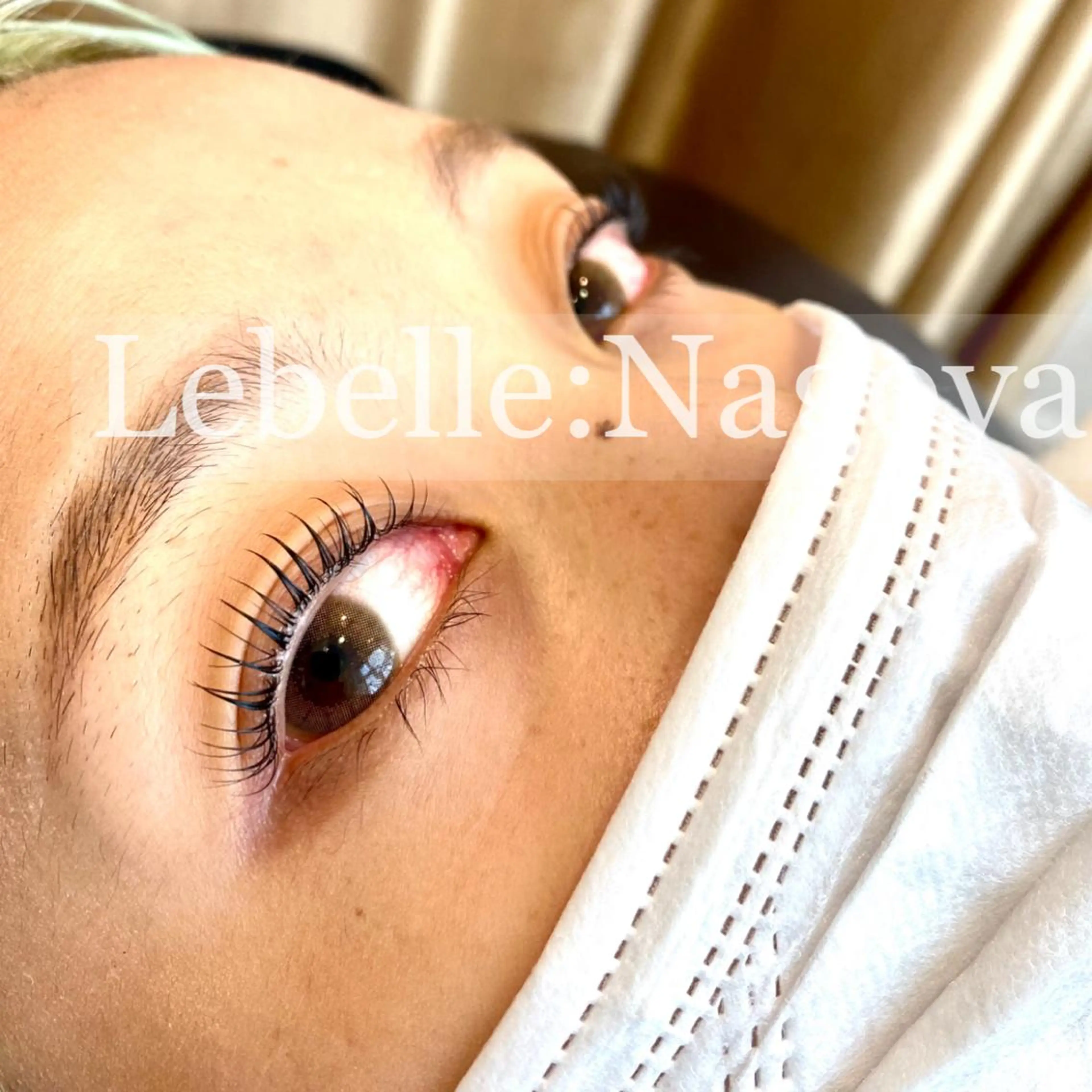 マツエク・マツパ 束感まつ毛 ナチュラル まつげパーマ 一重×まつ毛パーマ マツパ 次世代まつげパーマは 『リベル名古屋』のマツエク・マツパデザイン