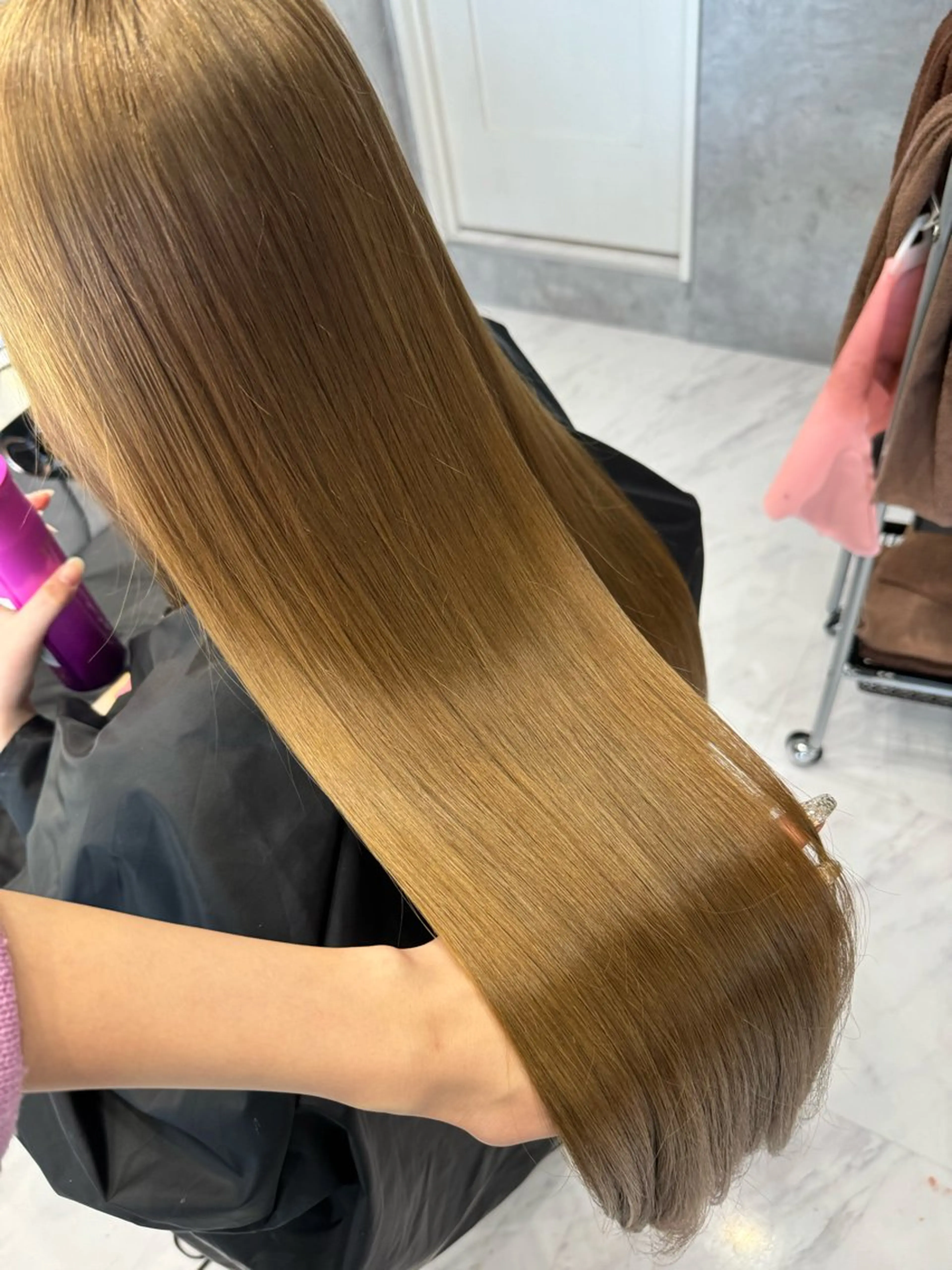 カラー ベージュカラー ブリーチ 💖艶カラー💖 mikuのヘアスタイル