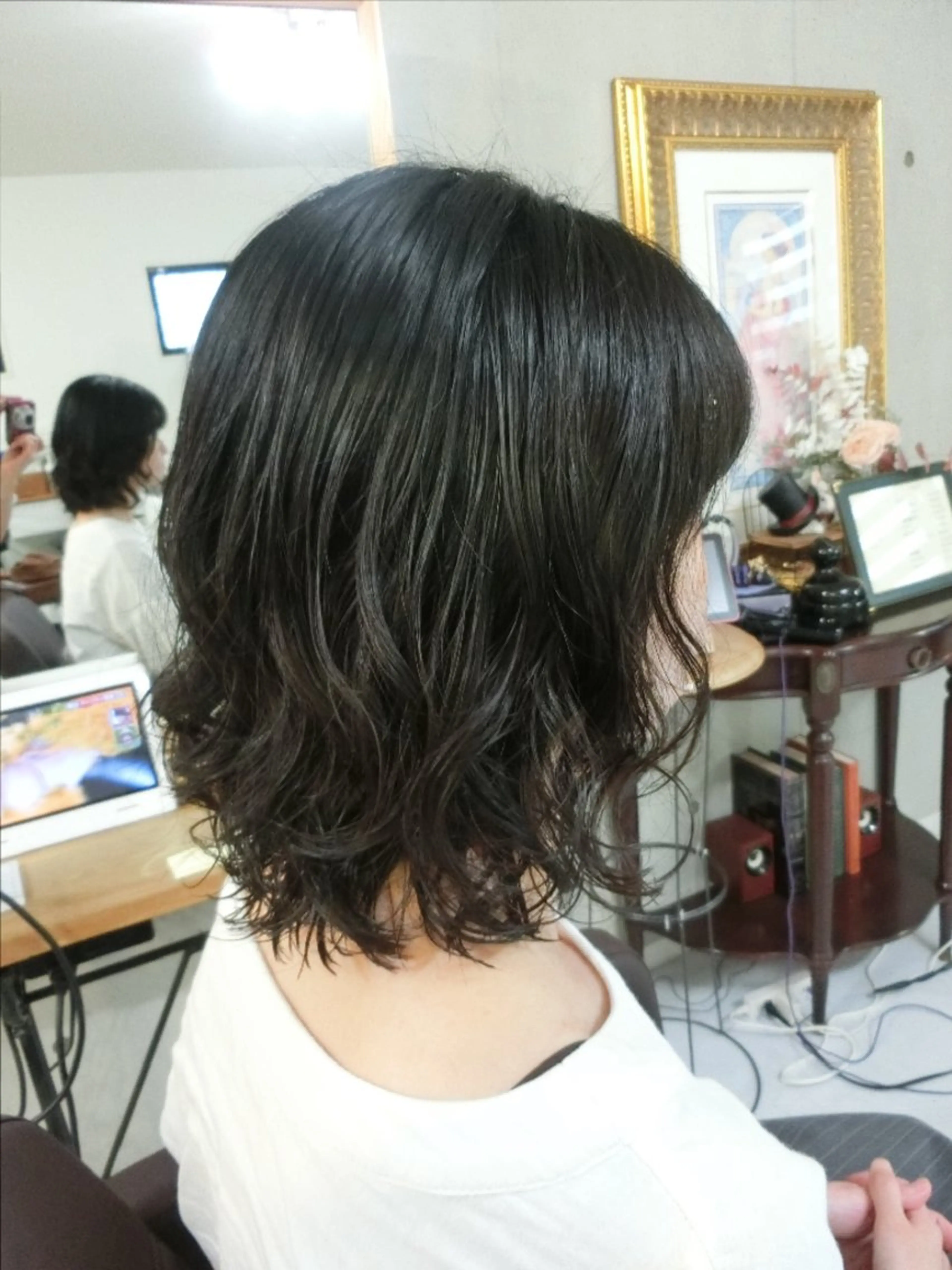 カラー ミディアム ma cherie 　naoのヘアスタイル