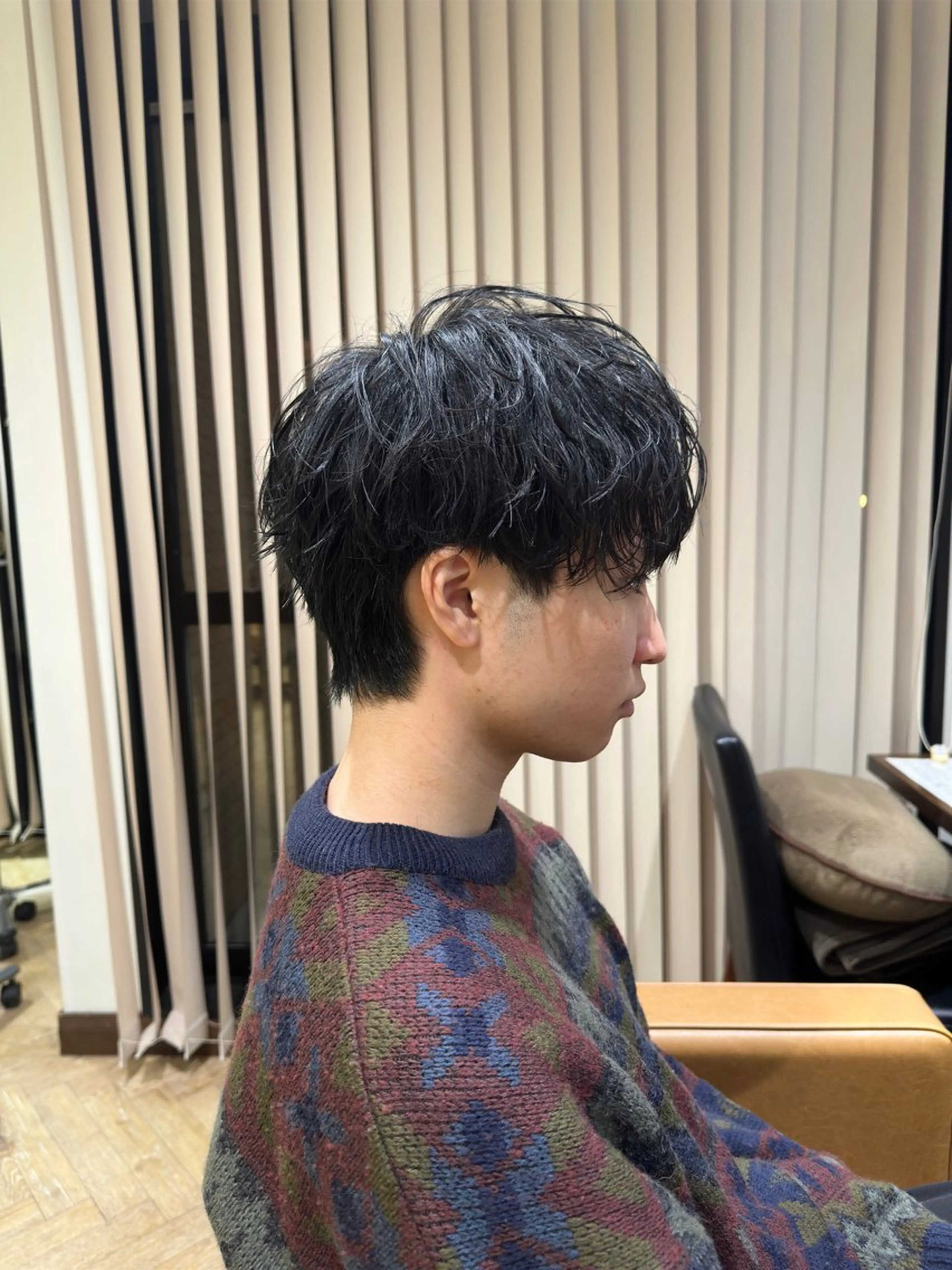 ショート メンズ メンズ特化/フェザー パーマ  和哉のヘアスタイル