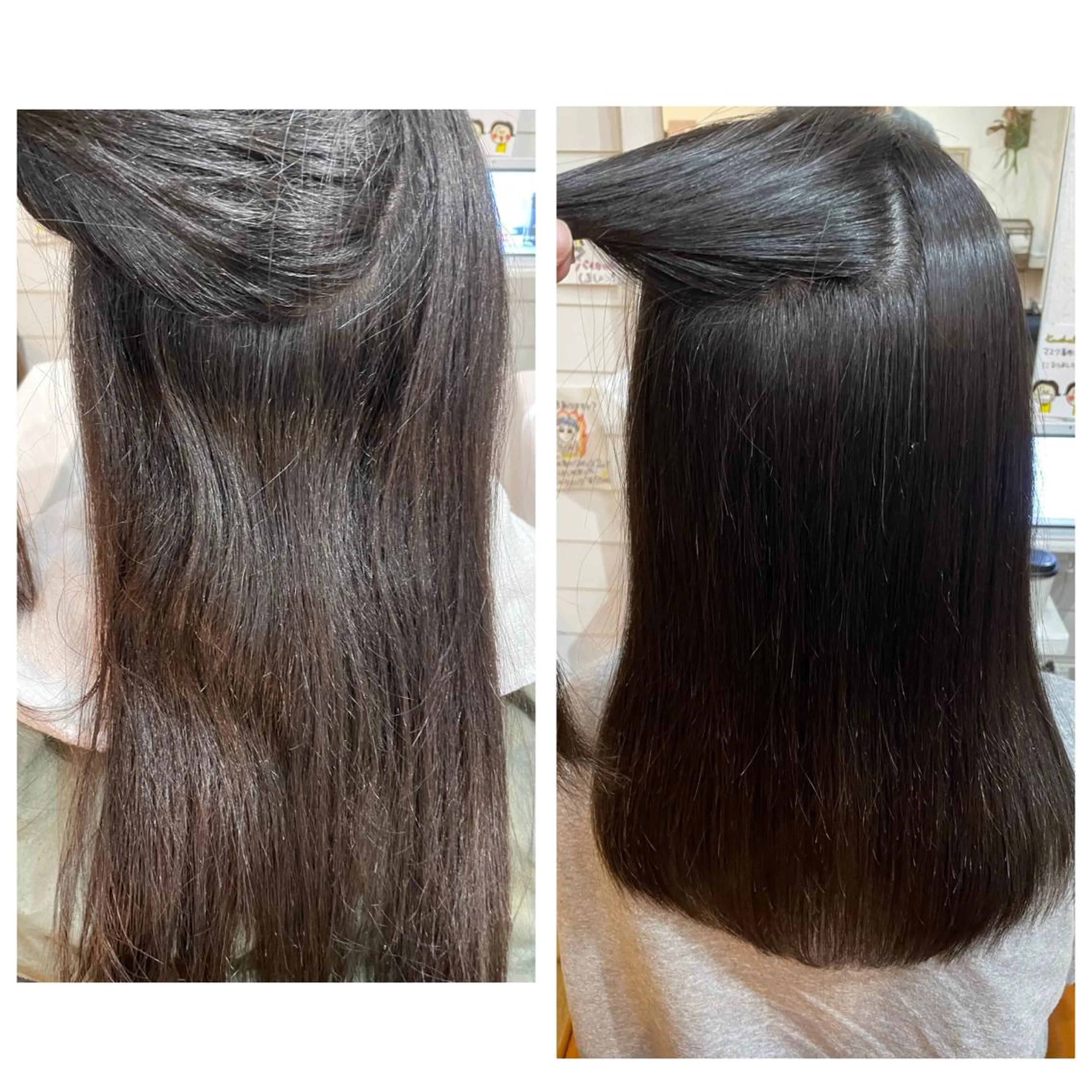 ロング ロング 縮毛矯正 奥田 誠司のヘアスタイル