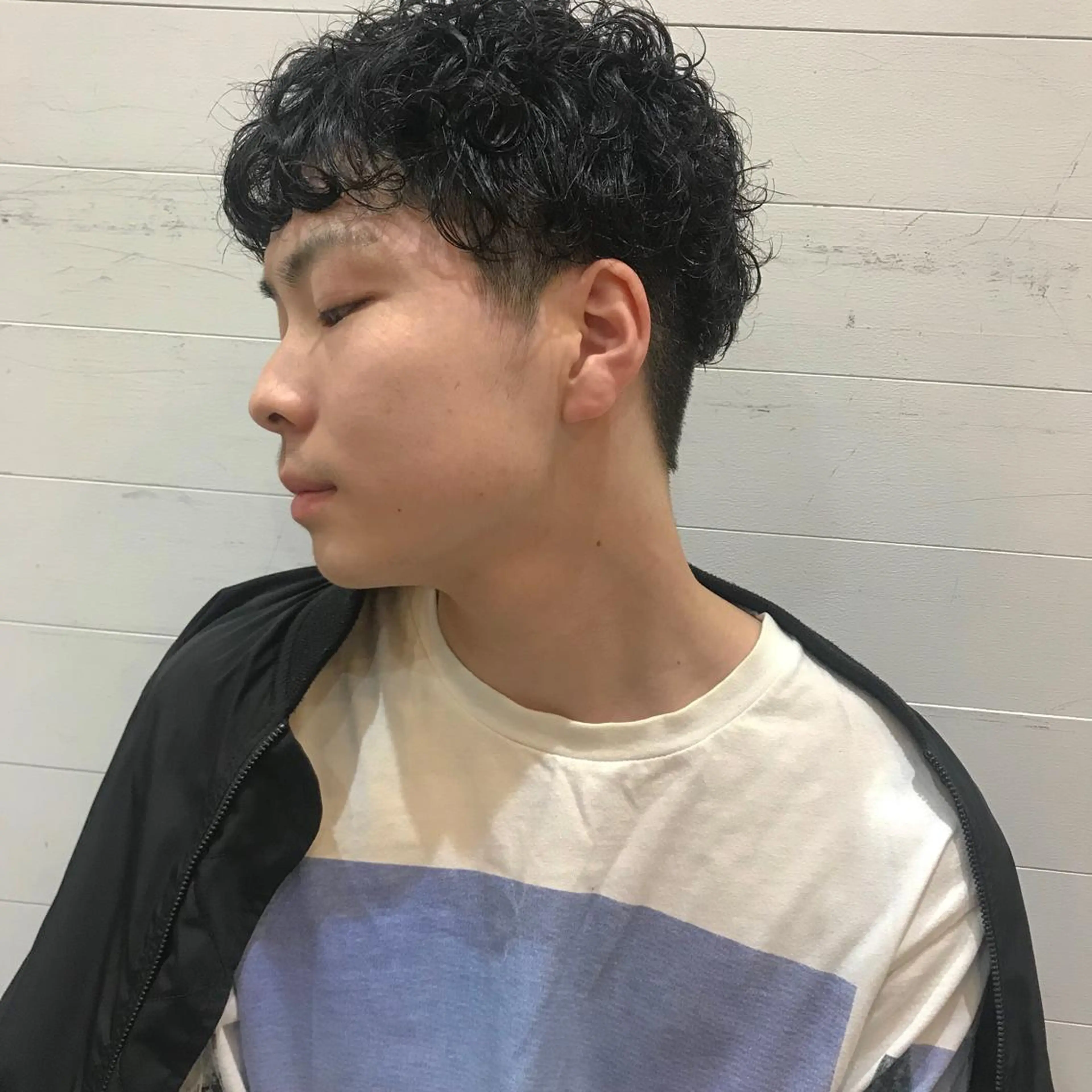 ミディアム パーマ 愛されヘア/ 暖色カラー/まいこのヘアスタイル