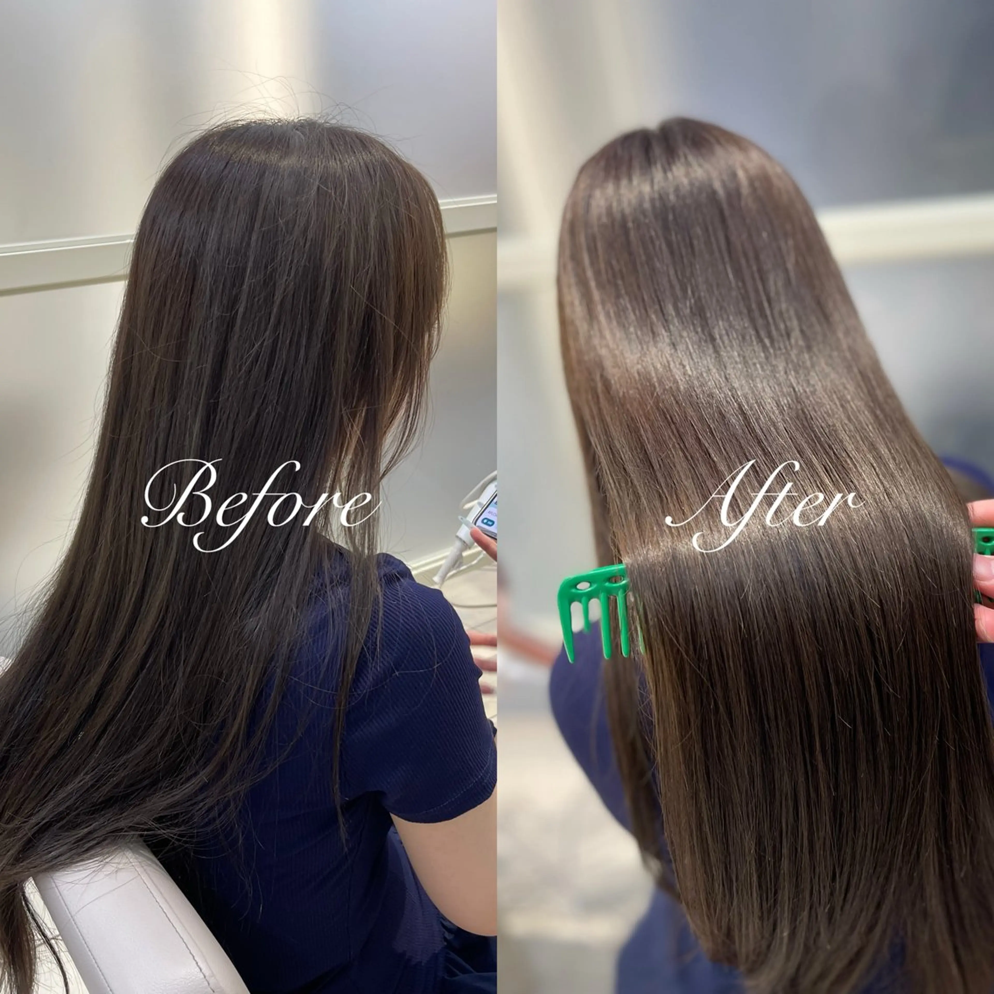 ロング 𝐑𝐞𝐨/透明感 𝐜𝐨𝐥𝐨𝐫のヘアスタイル