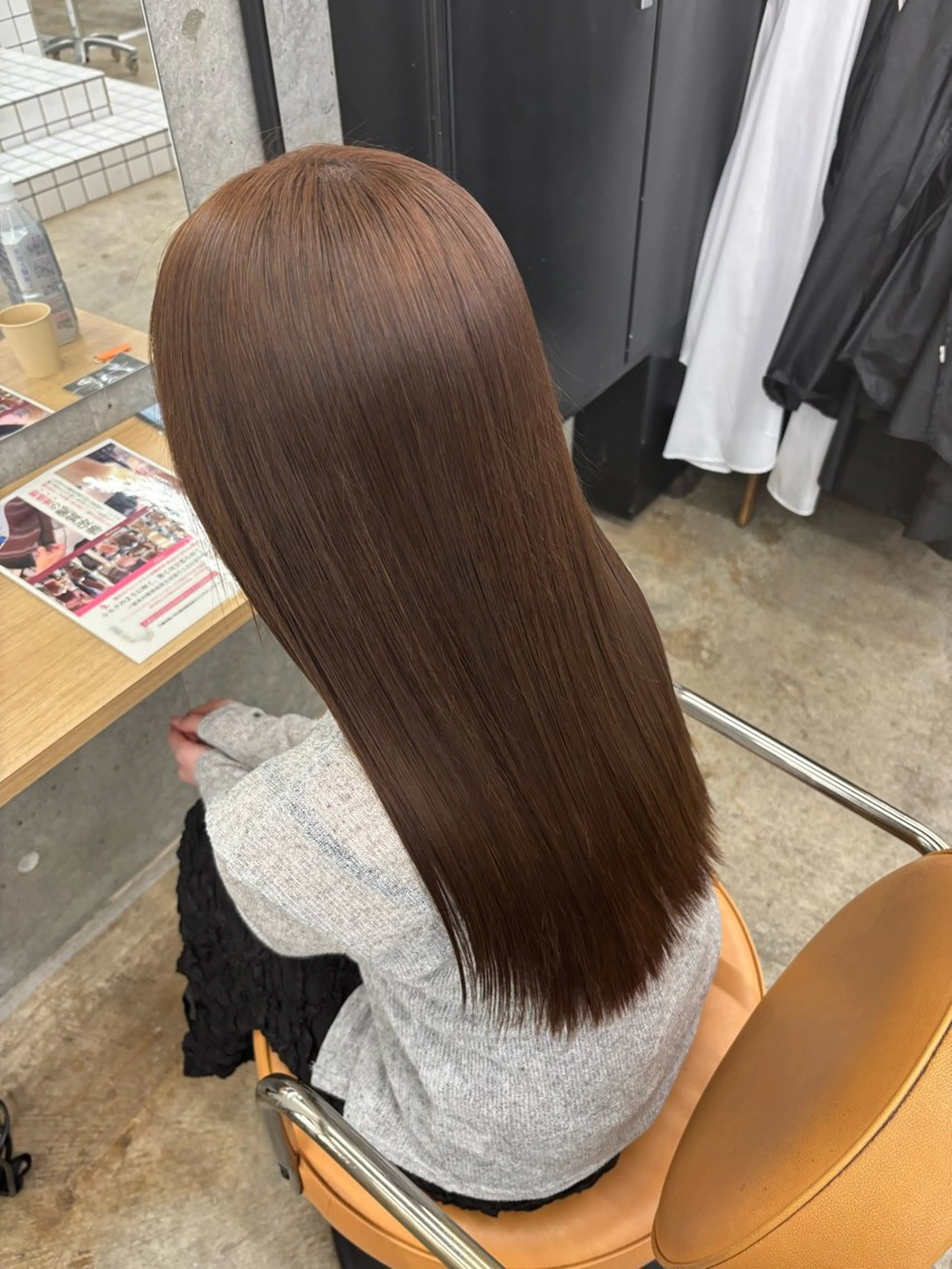 ロング カラー 縮毛矯正 トリートメント ダメージレス艶髪 🦋MISAKI🦋のヘアスタイル