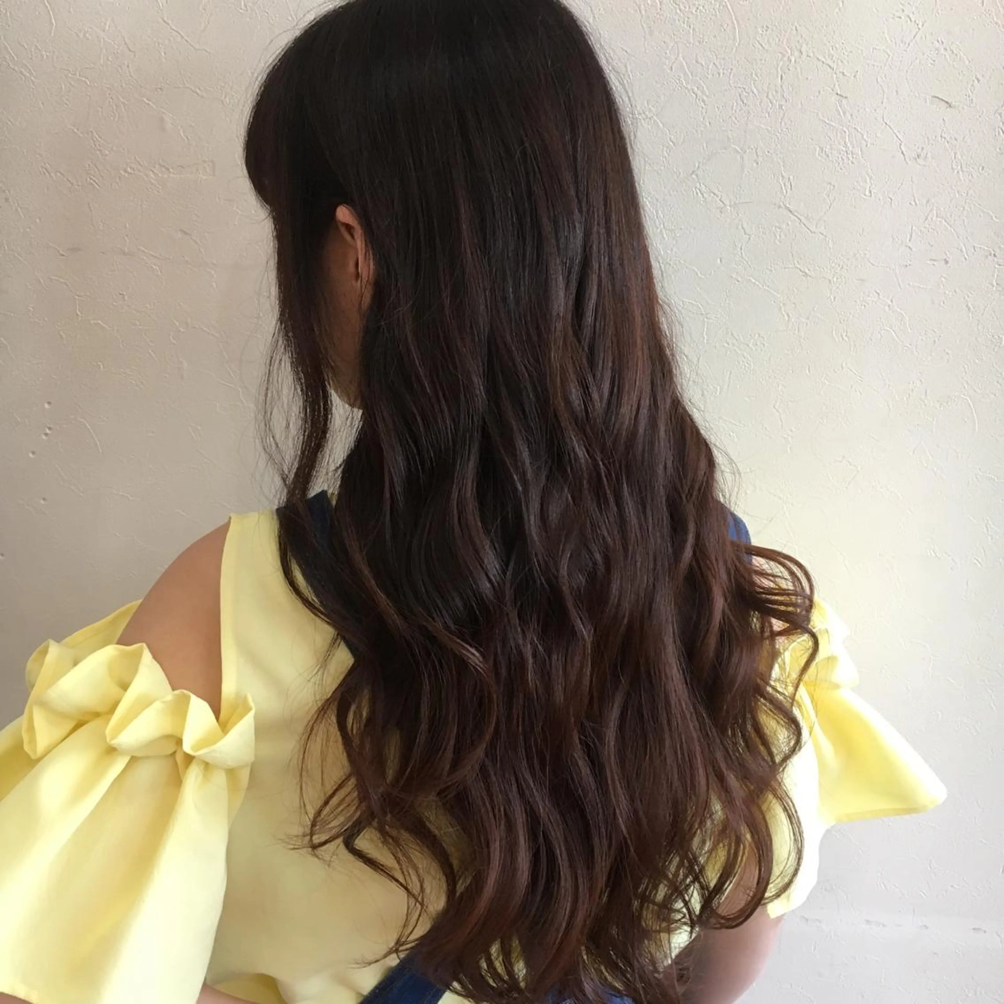 ロング カラー ブラウンカラー ピンクカラー ピンクブラウン Freez狭間 裕美のヘアスタイル