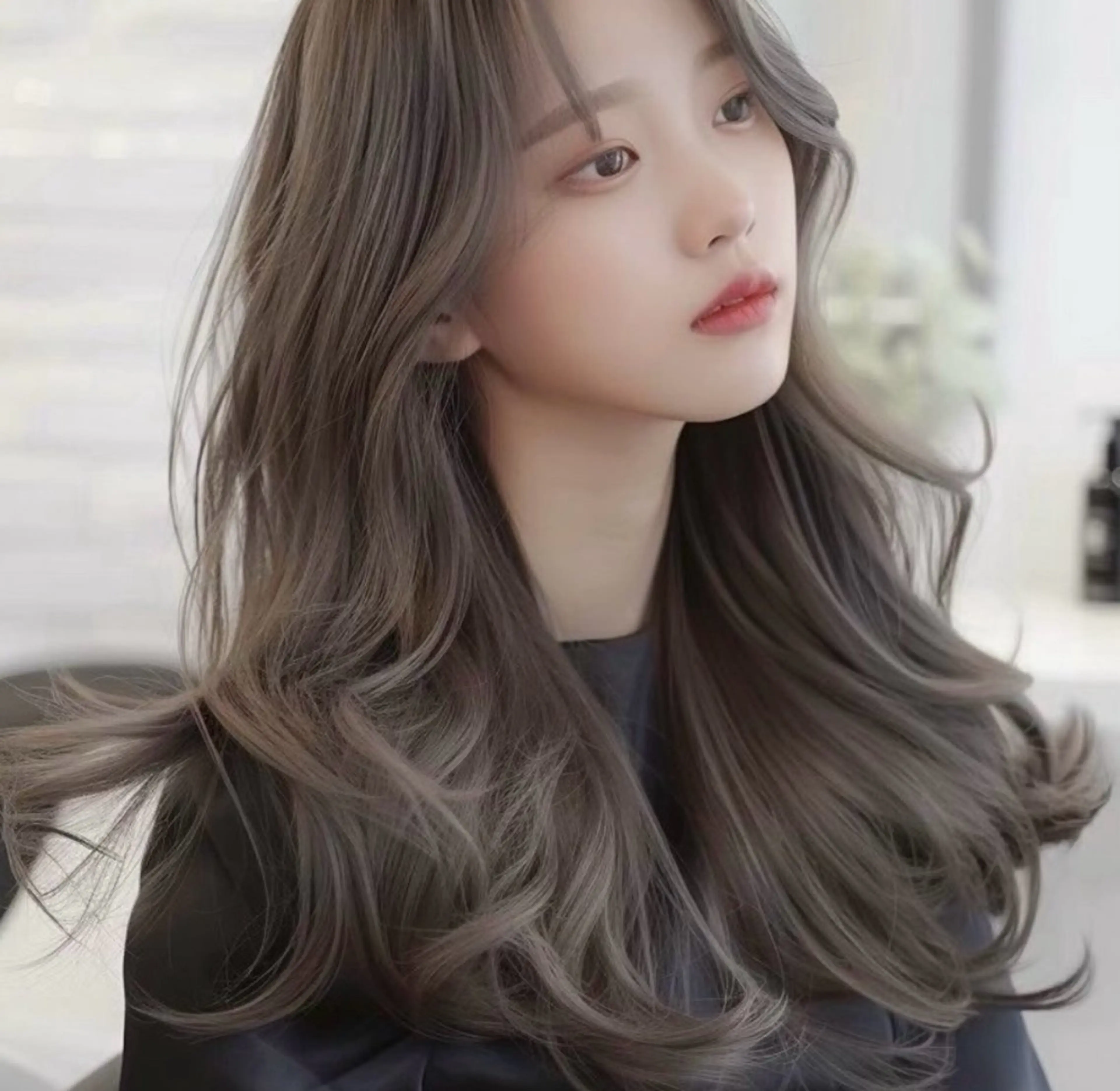 ロング カラー カット ヘアカラー トリートメント ブリーチなしWカラー 超特化/YURAのヘアスタイル