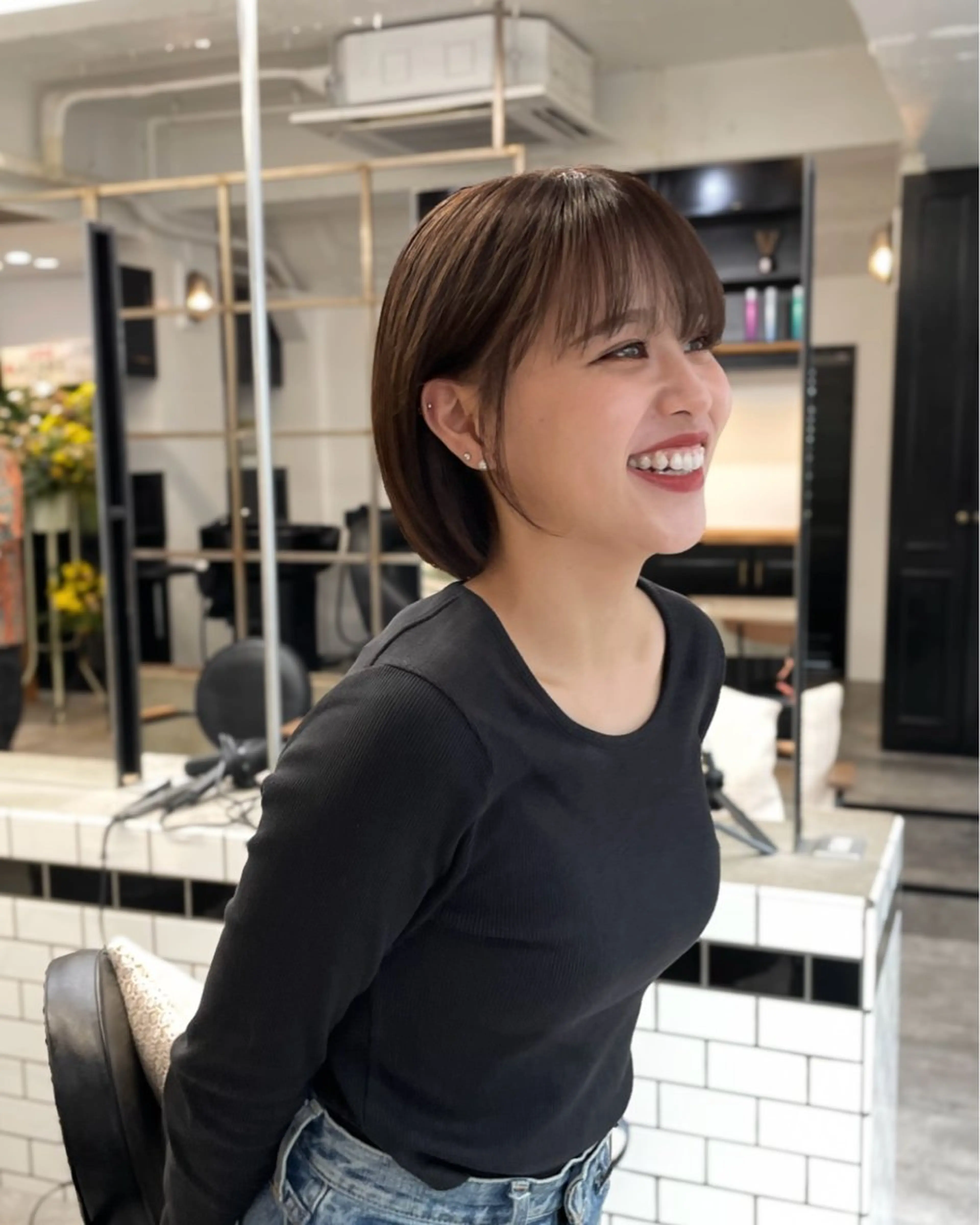 ショート カット トリートメント ボブ／アンニュイ 🌷しだひめな🌷のヘアスタイル