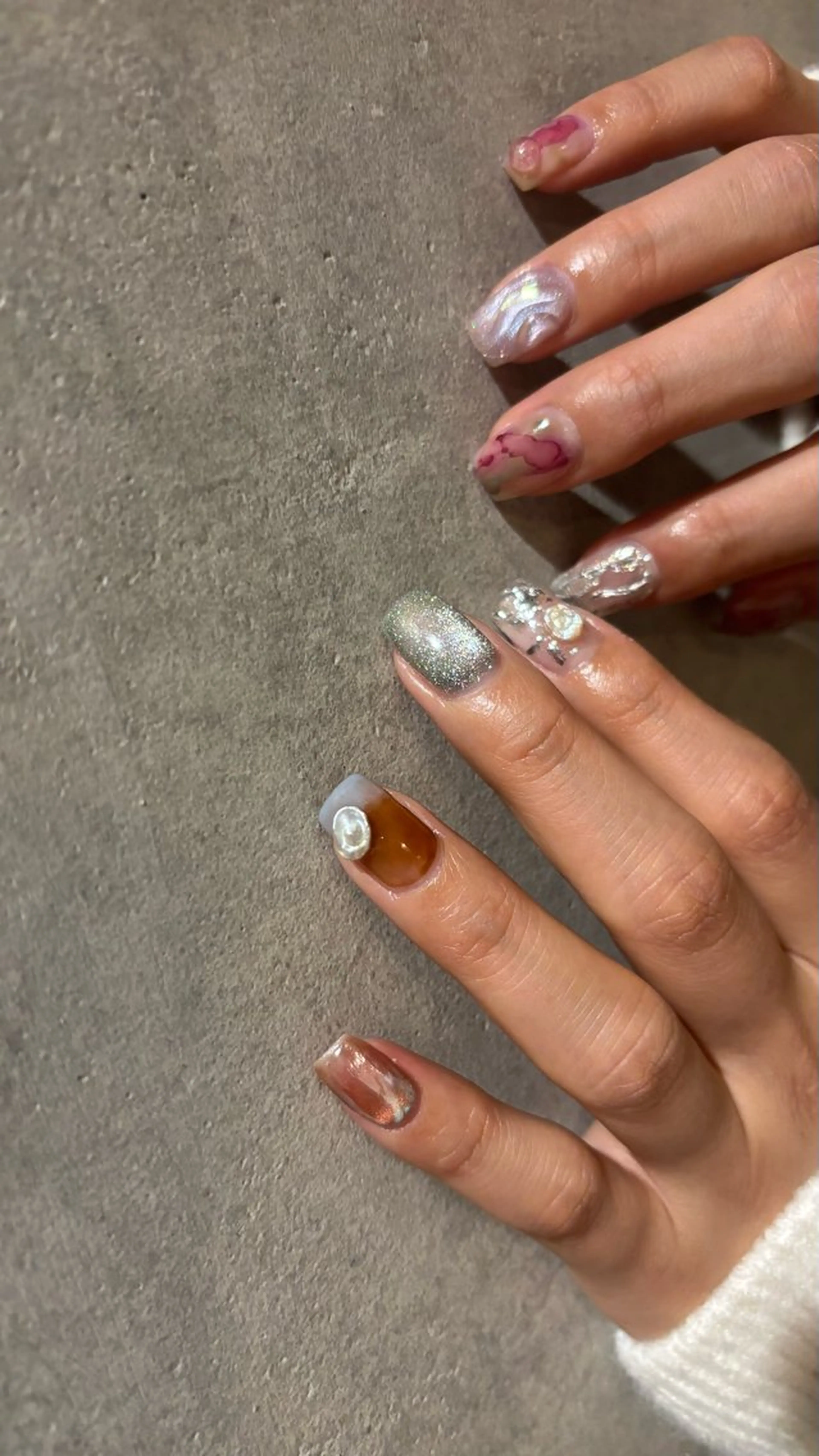 ネイル mano Hanaのネイルデザイン