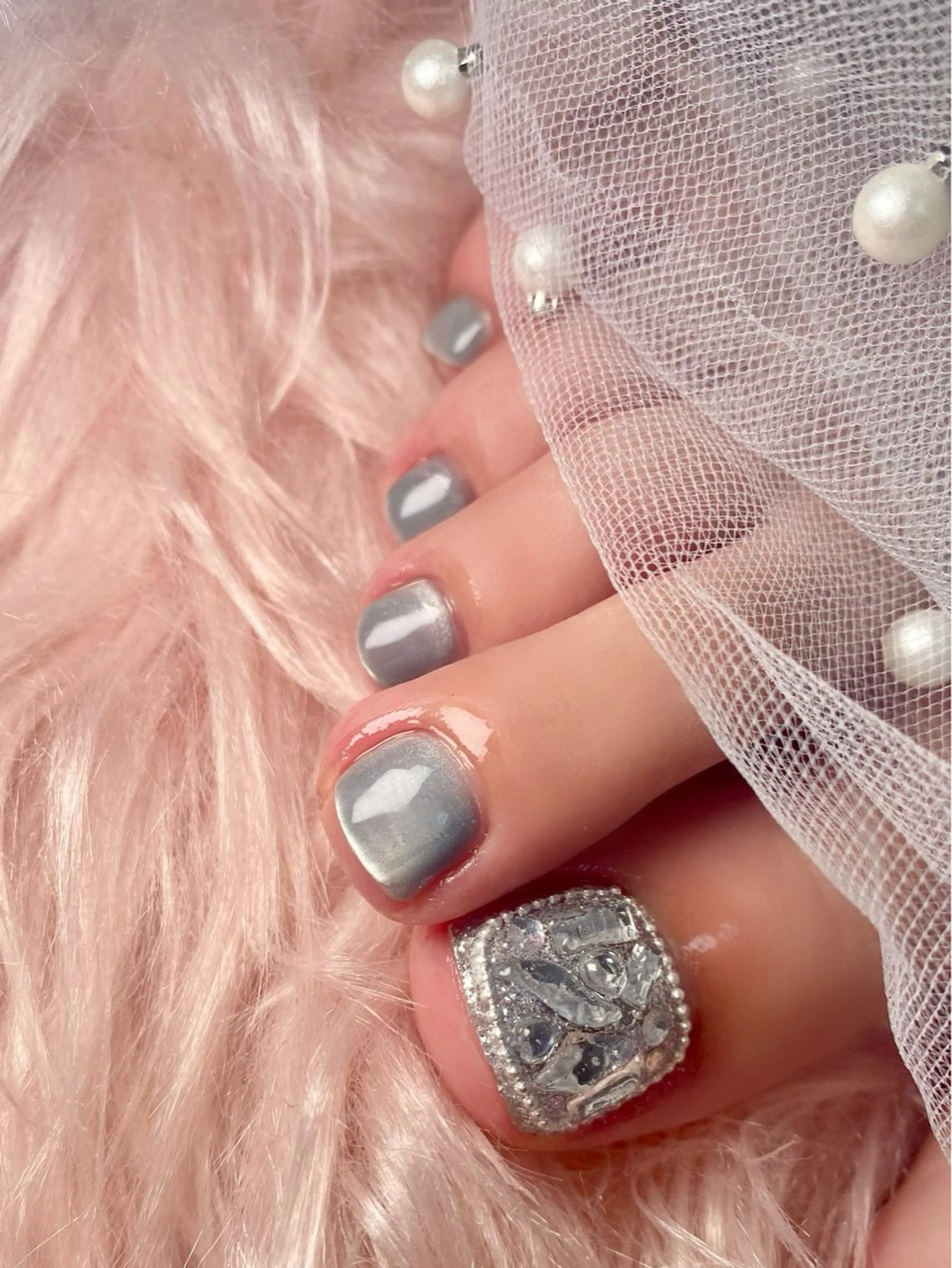 ネイル フットネイル 持ち込み mille feuilleのネイルデザイン