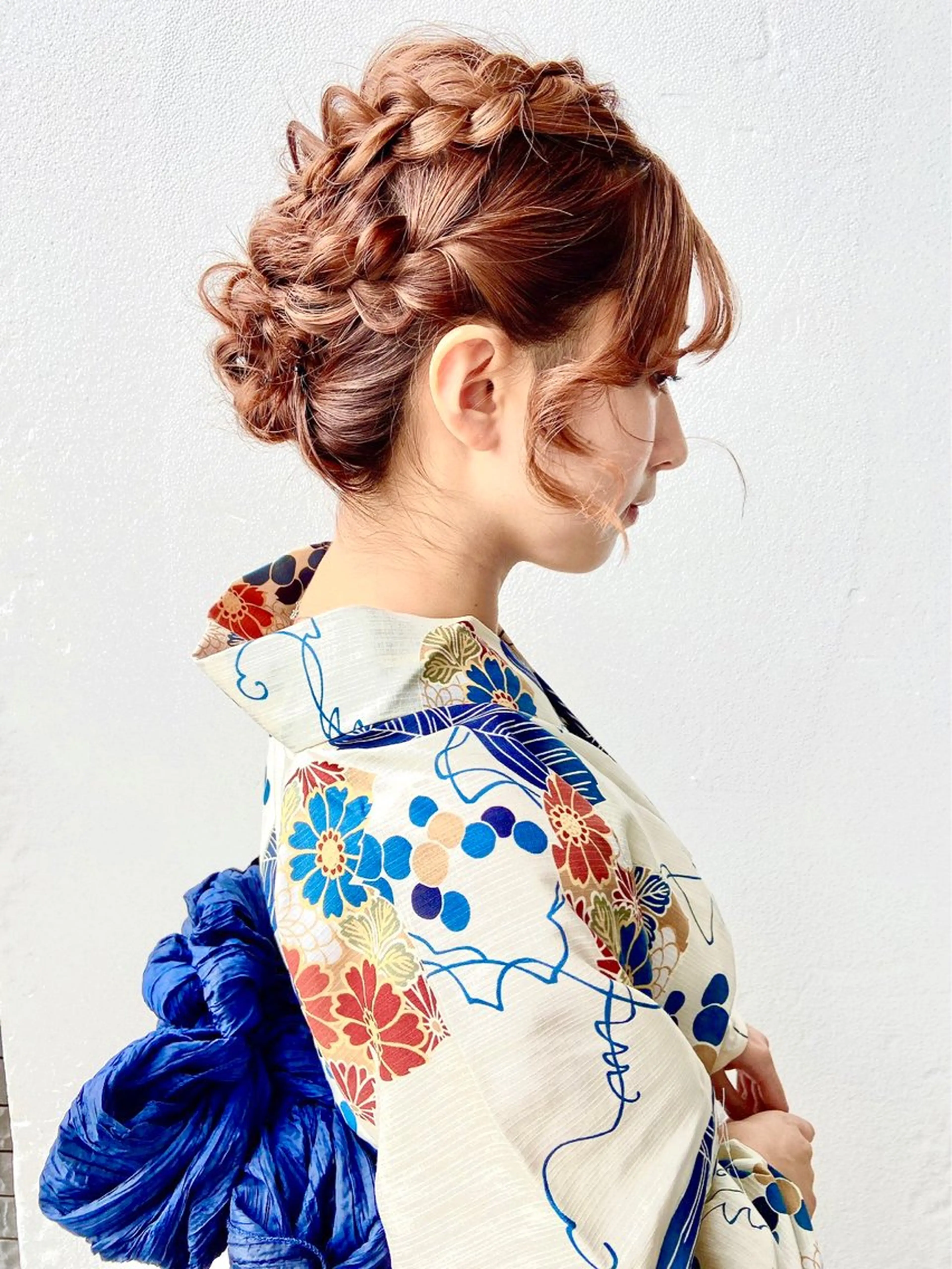 セミロング ヘアアレンジ 店長/mao/ 前髪/顔周りカットのヘアスタイル