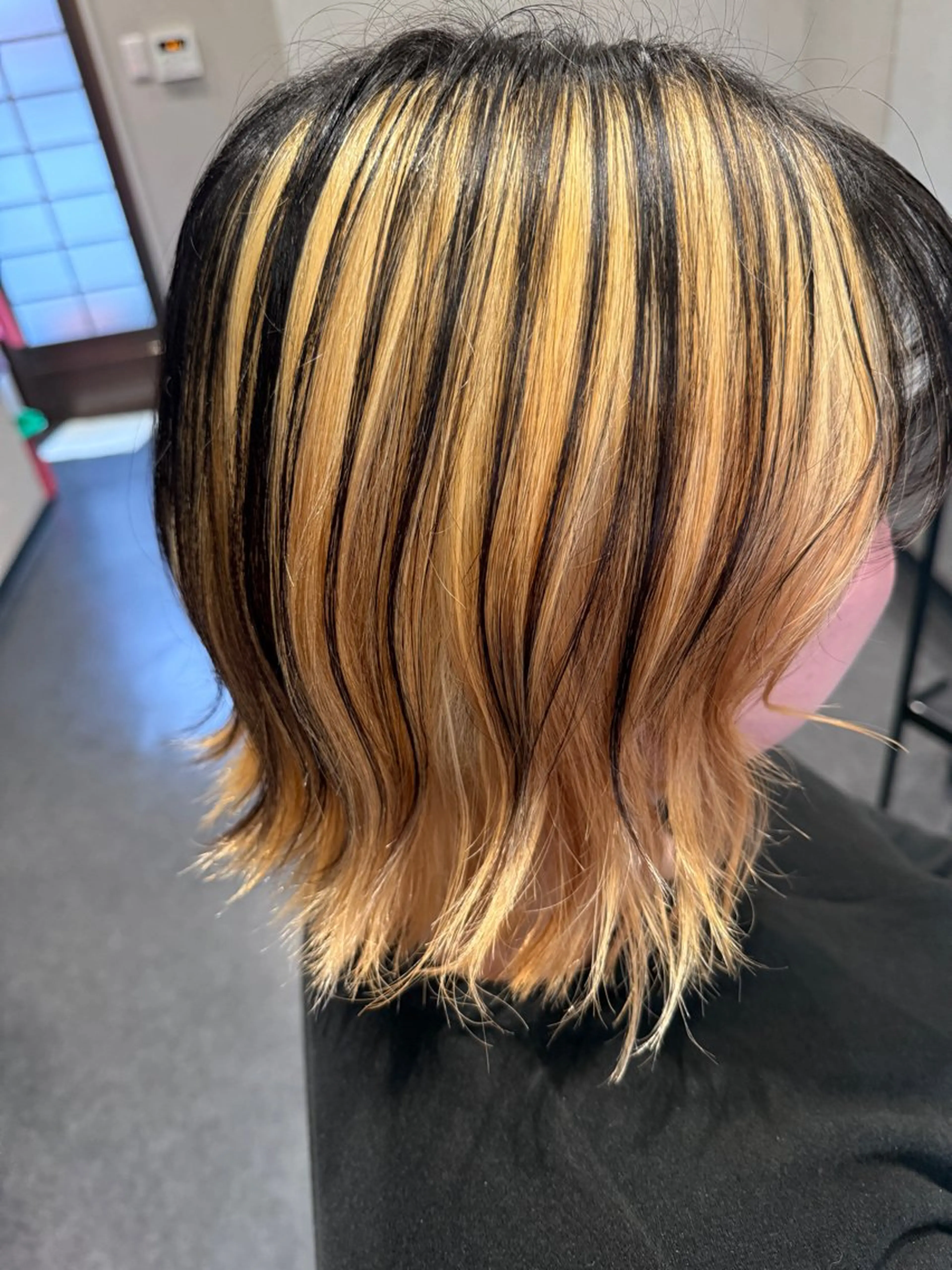 ミディアム 髪質改善⚡️カラー 🍀武久 誠🍀のヘアスタイル