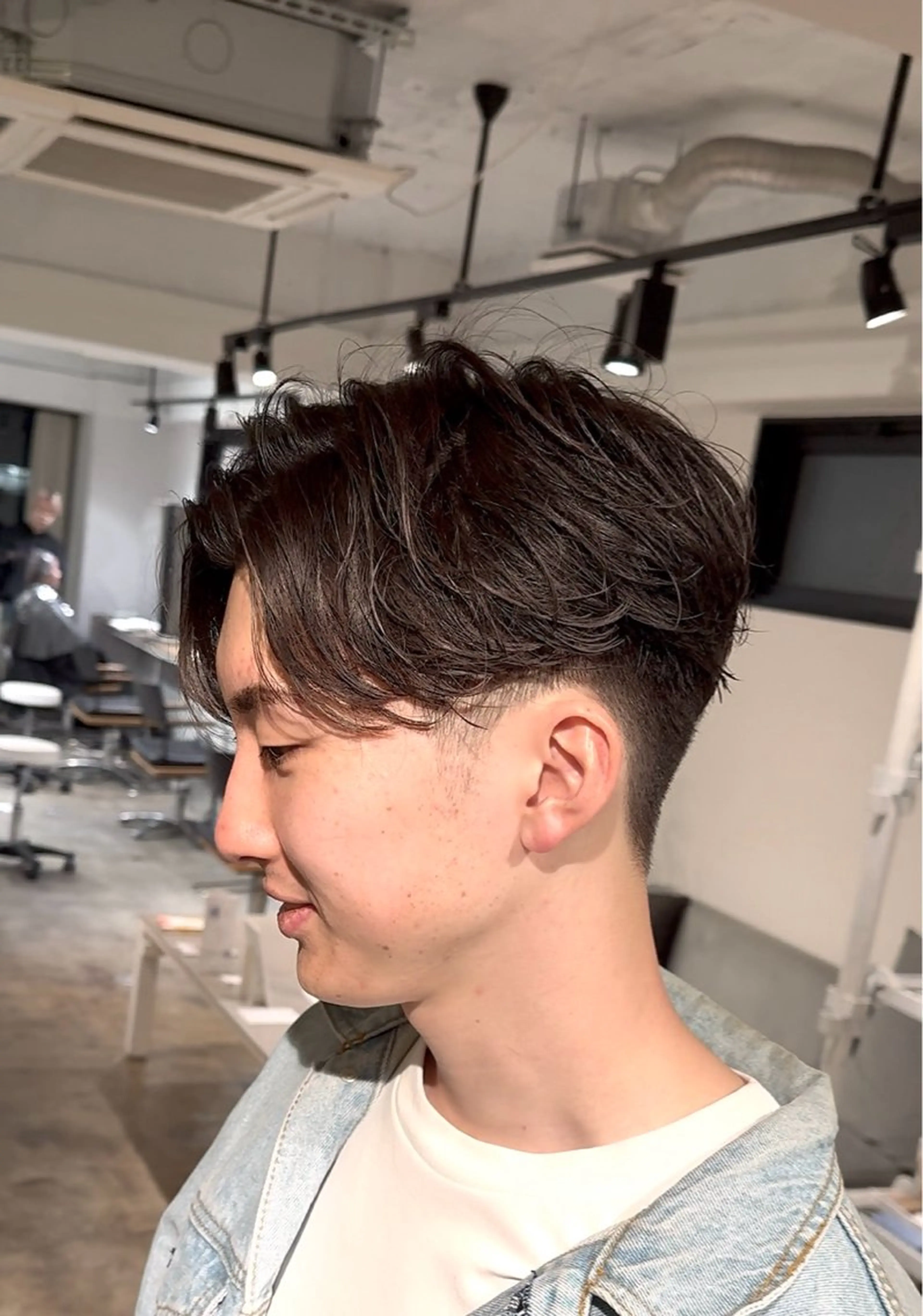 パーマ メンズ フェザーパーマ メンズパーマ メンズパーマ 特化/中川拓也のヘアスタイル