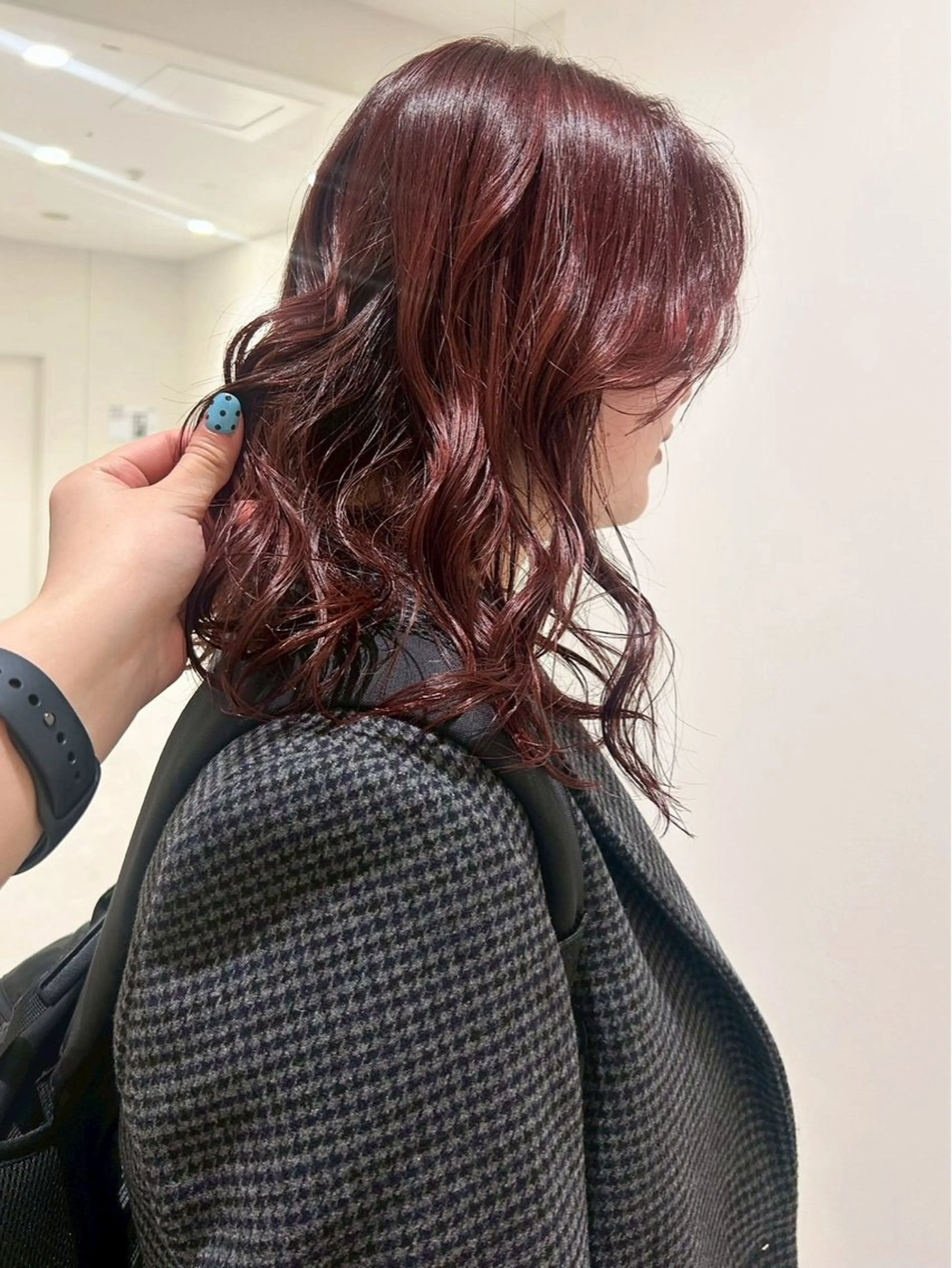 セミロング カラー ヘアアレンジ カラー🌈ᵕ̈* みさき💙のヘアスタイル