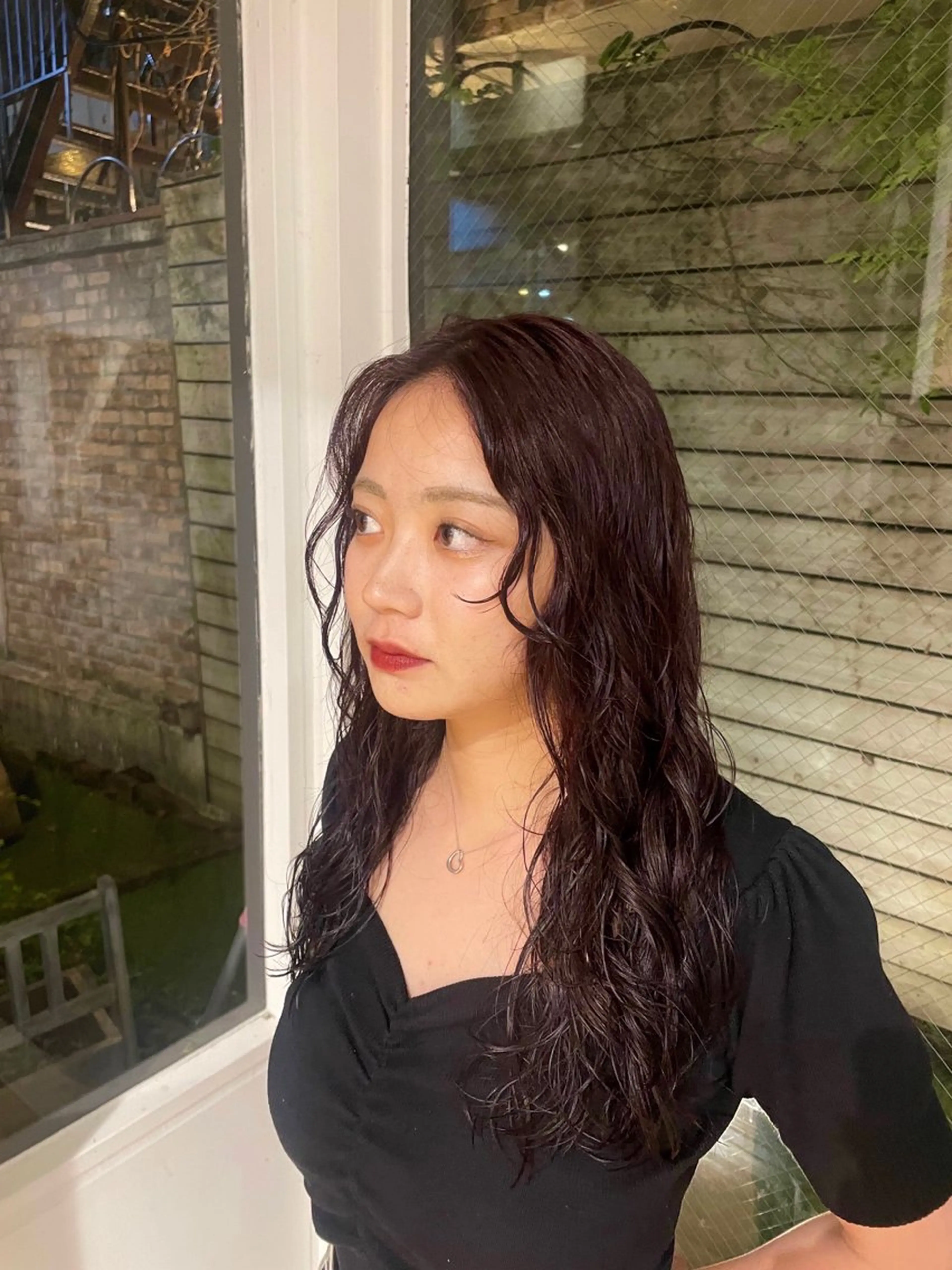 カラー 暖色カラー/レイヤー 唯菜 ﾕｲﾅのヘアスタイル