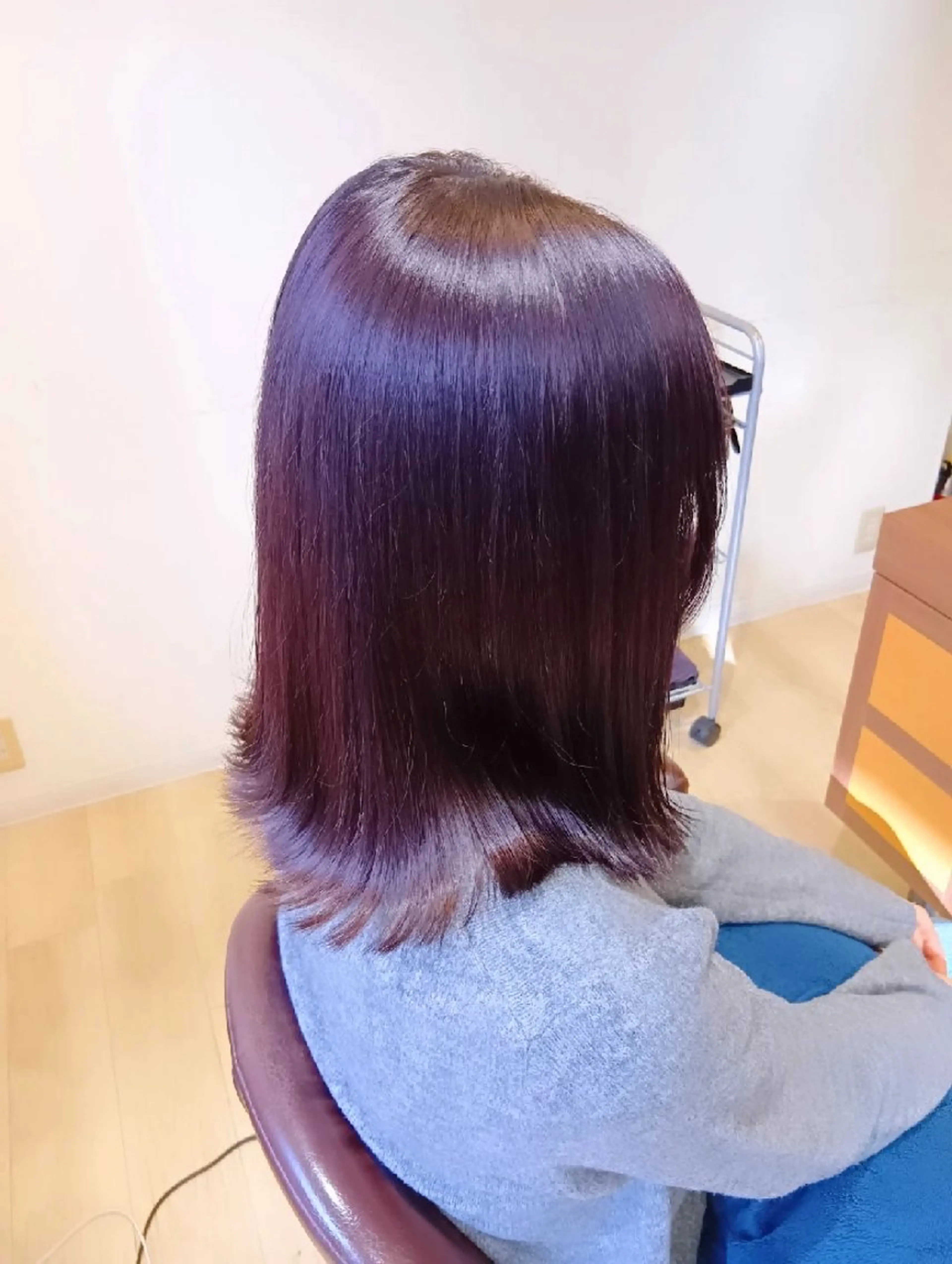 ミディアム カラー ブリーチ ヘアカラー トリートメント 小林暢🌟Orque 髪質改善サロン🌙のヘアスタイル