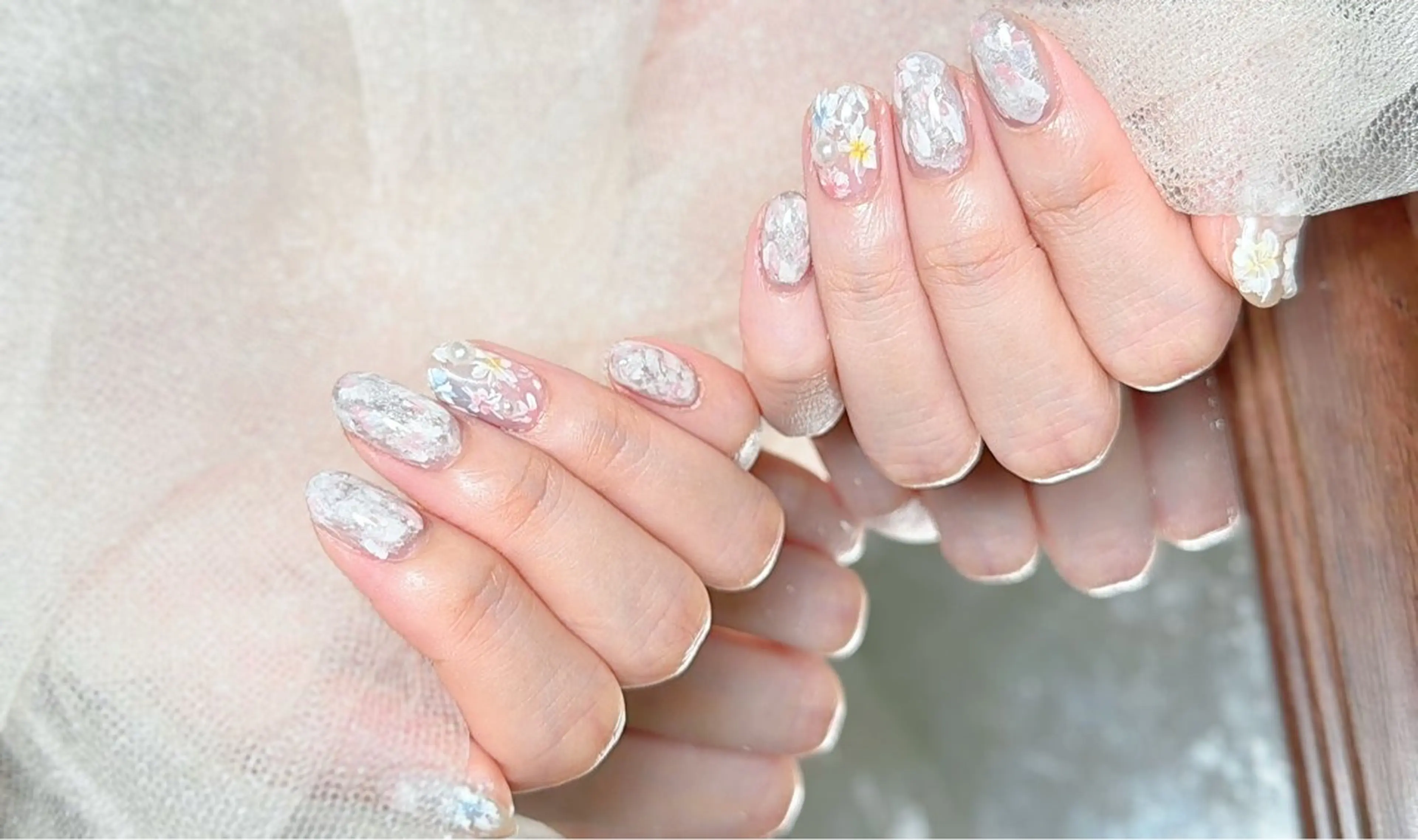 ネイル 持ち込み ニュアンスネイル ハンドネイル Ayumi nails川崎店のネイルデザイン