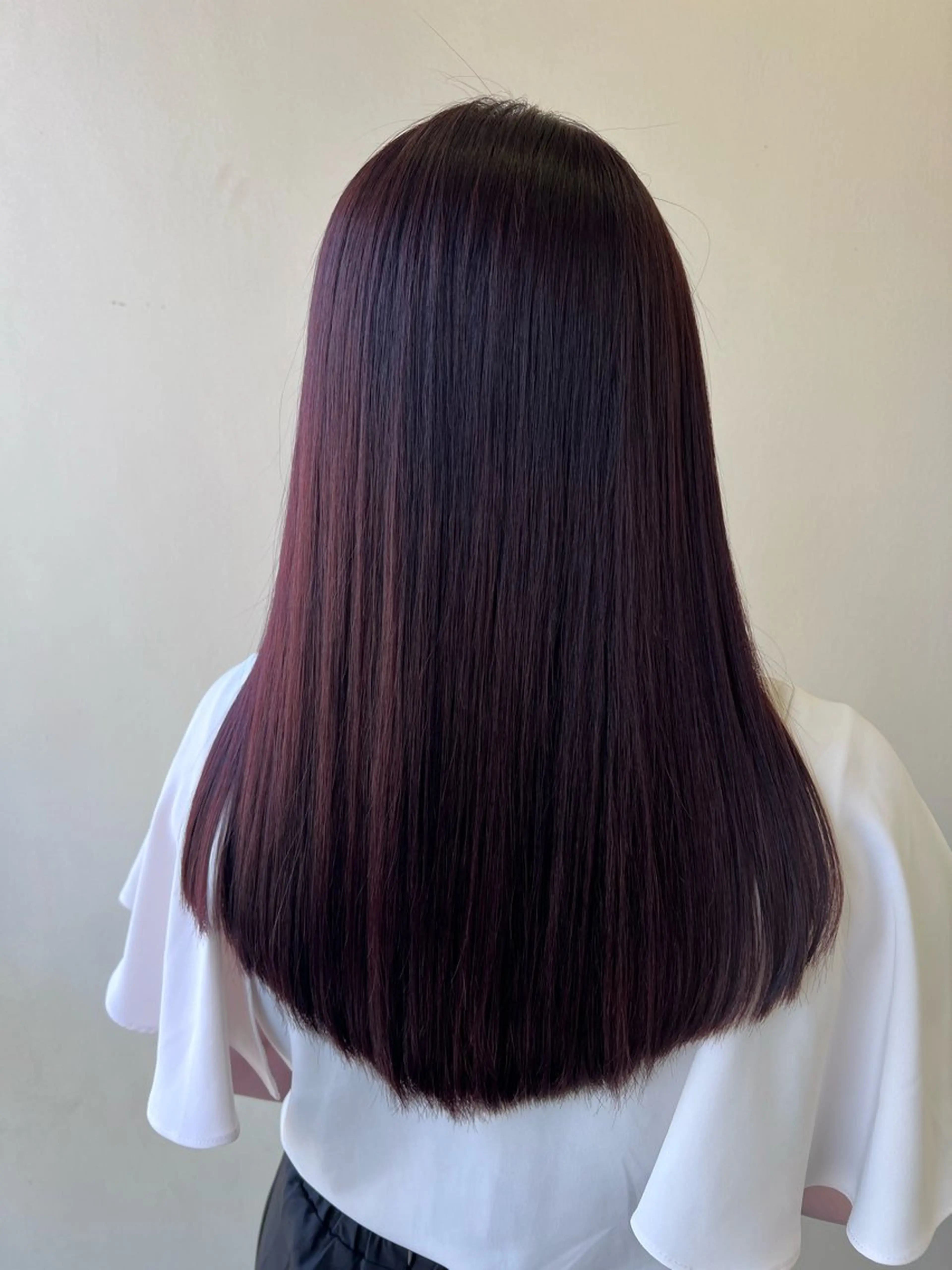 セミロング カット ヘアカラー トリートメント レイヤーカット 🇰🇷SAYAのヘアスタイル