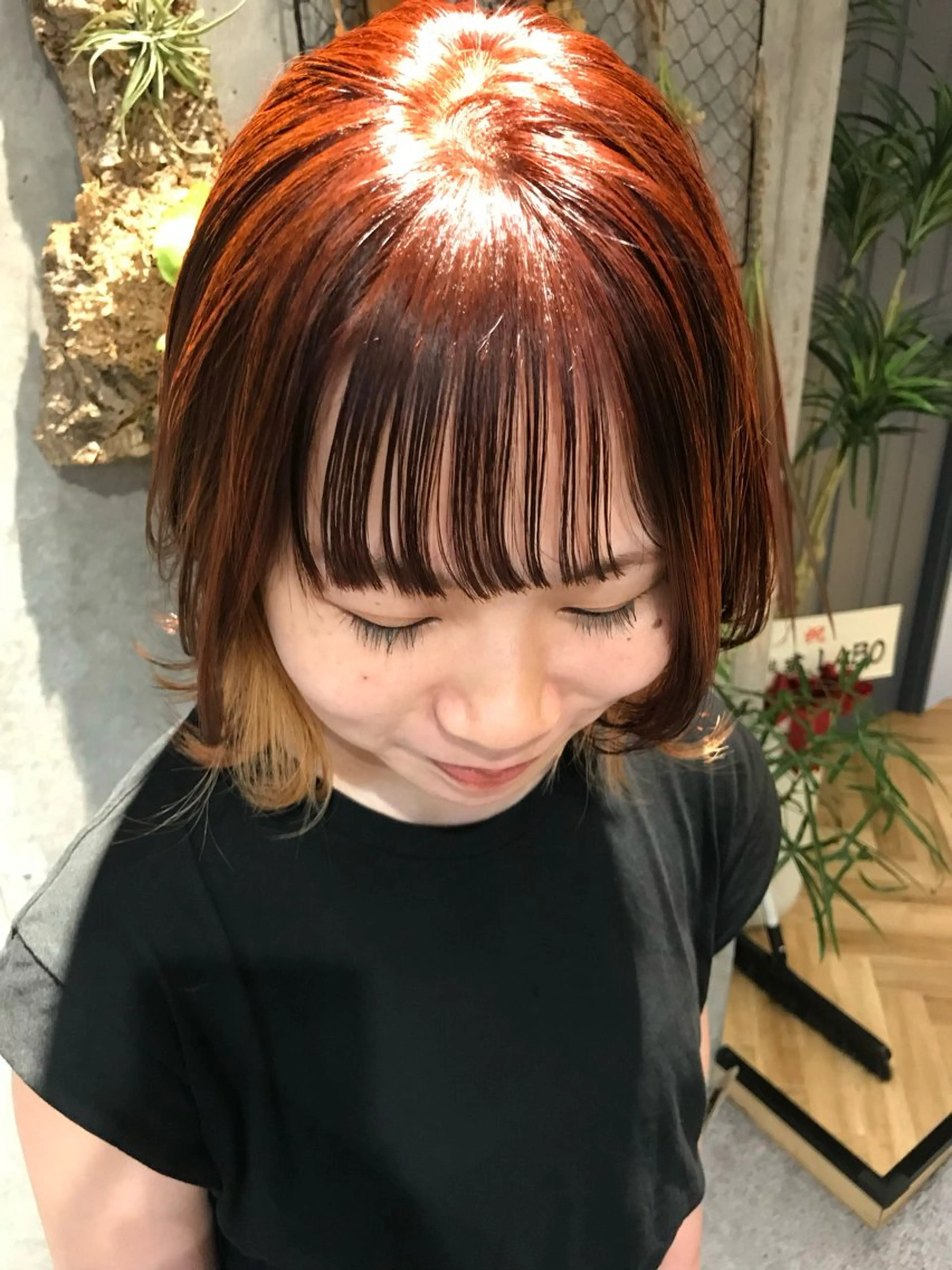 ミディアム ヘアカラー トリートメント AKARI .°*のヘアスタイル