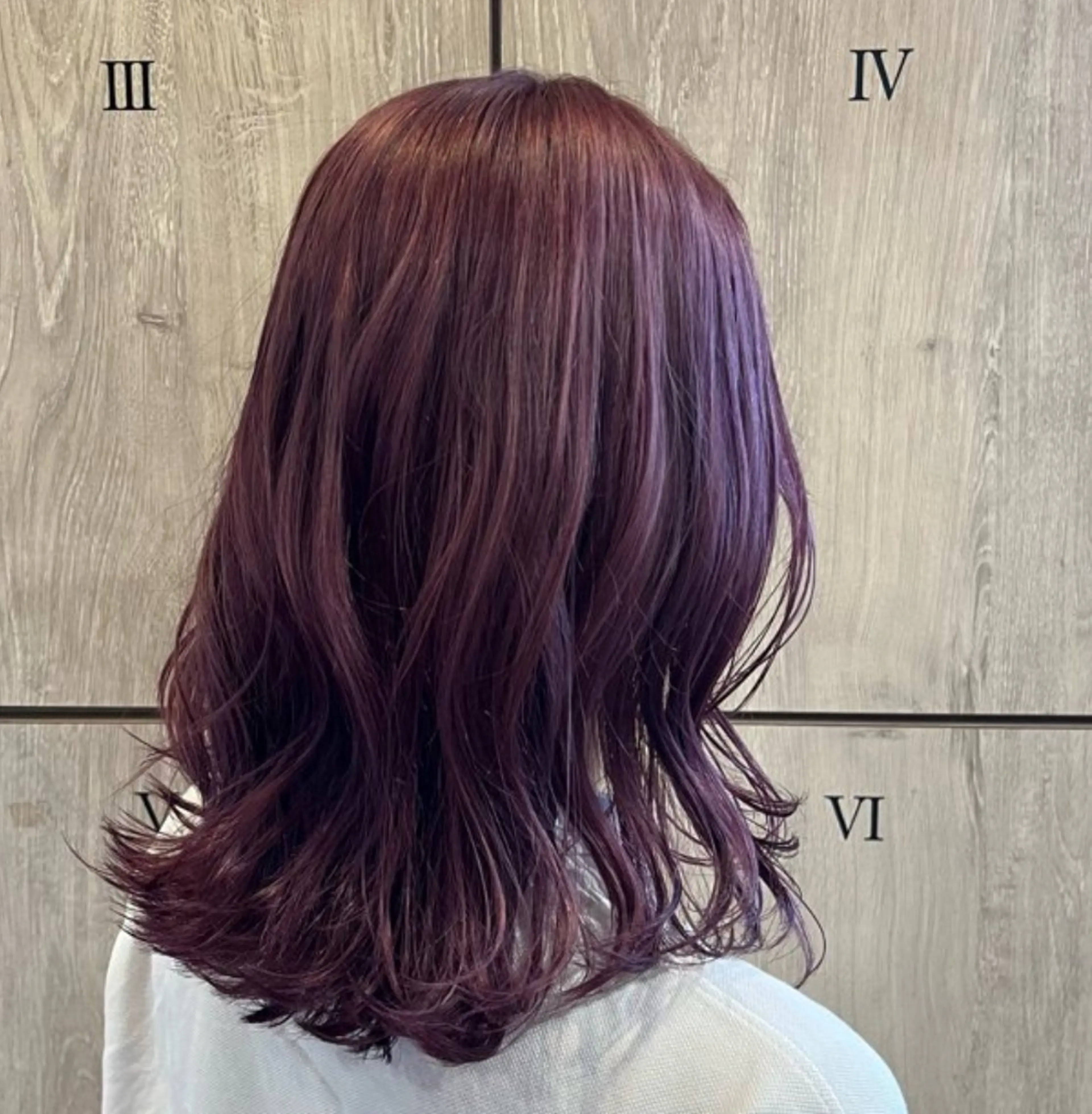 セミロング カラー ケアカラー 髪質改善 トリートメント 透明感カラー/ くびれヘア/ユウユのヘアスタイル