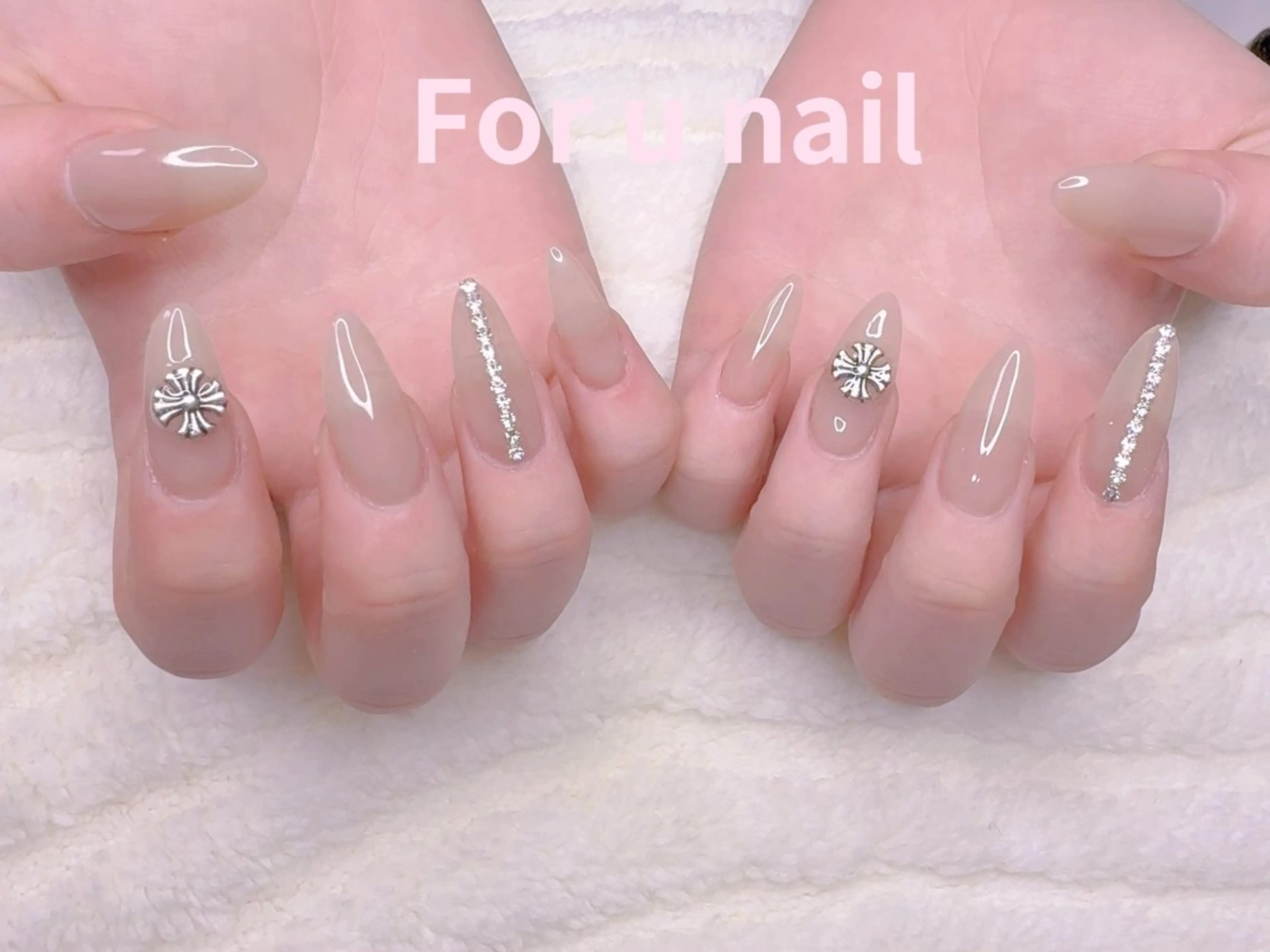 ネイル 成人式 韓国ネイル オフィスネイル cat‘s nail🐈⬛のネイルデザイン