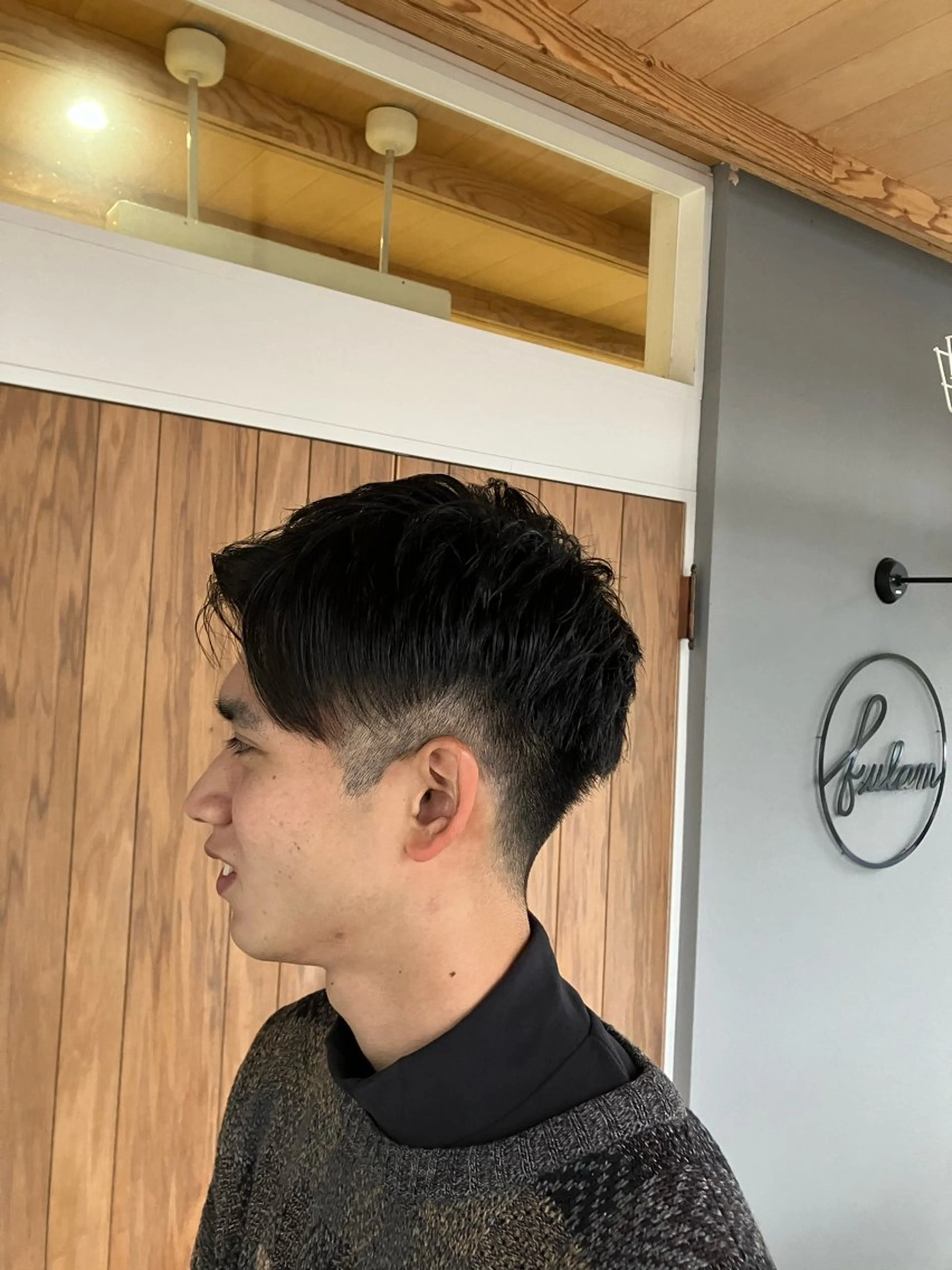 ショート メンズ 刈り上げ カット 佐藤 悠生 メンズパーマ.カットのヘアスタイル