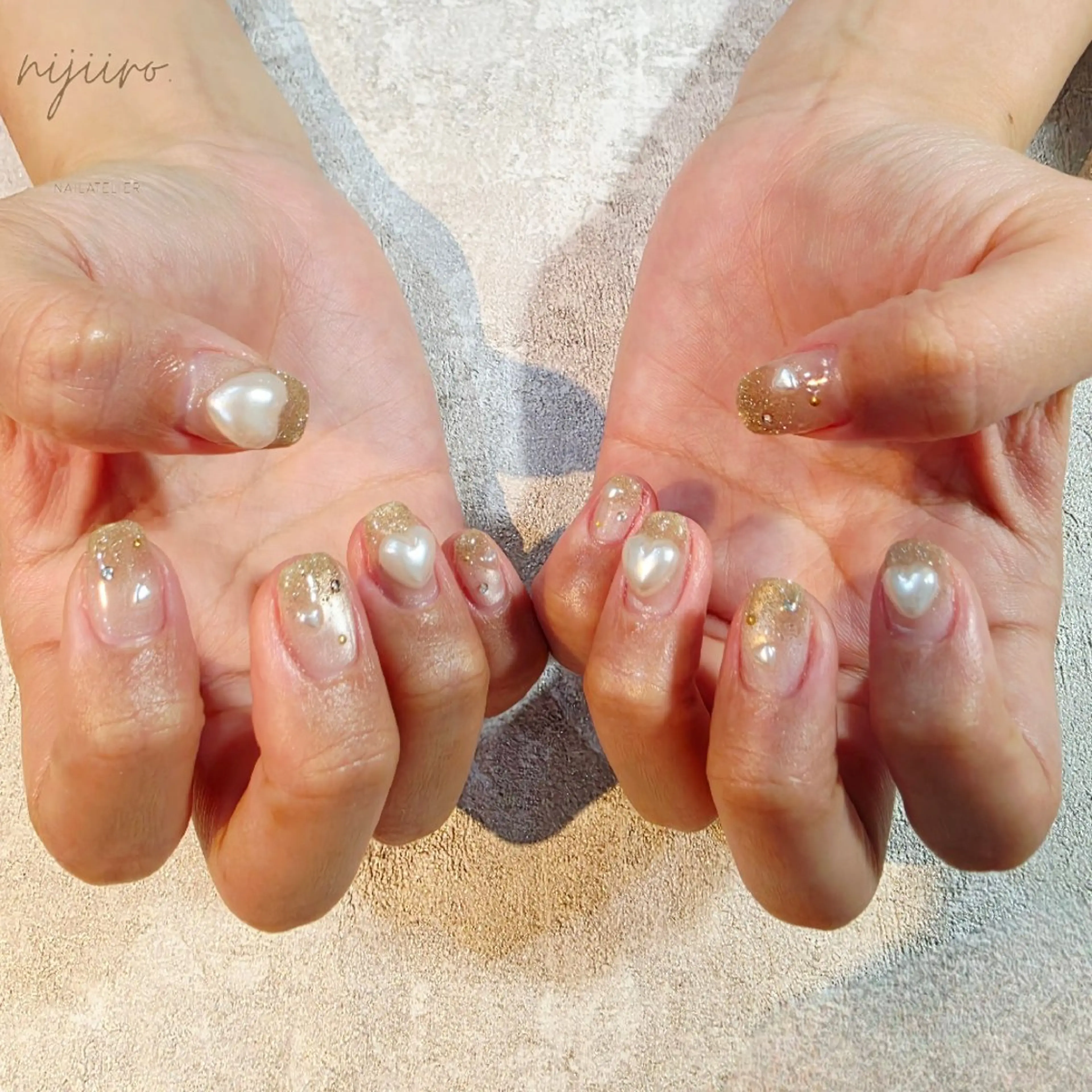 ネイル ハンドネイル nailatelier nijiiro.所属・nijiiro🌈 サトウのネイルデザイン