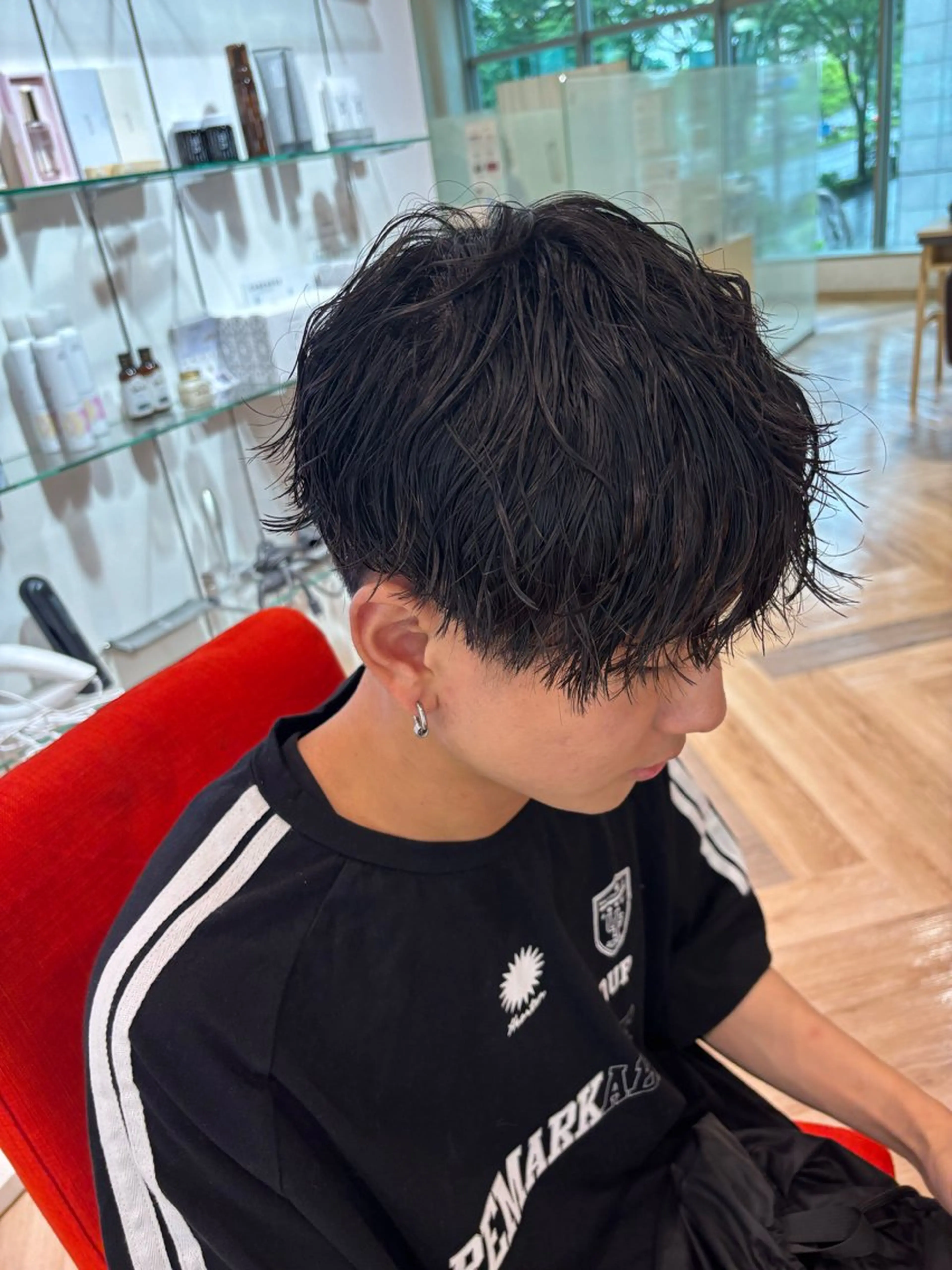 パーマ メンズ メンズパーマ ゆい/パーマ/レイヤ ー/似合わせカラーのヘアスタイル