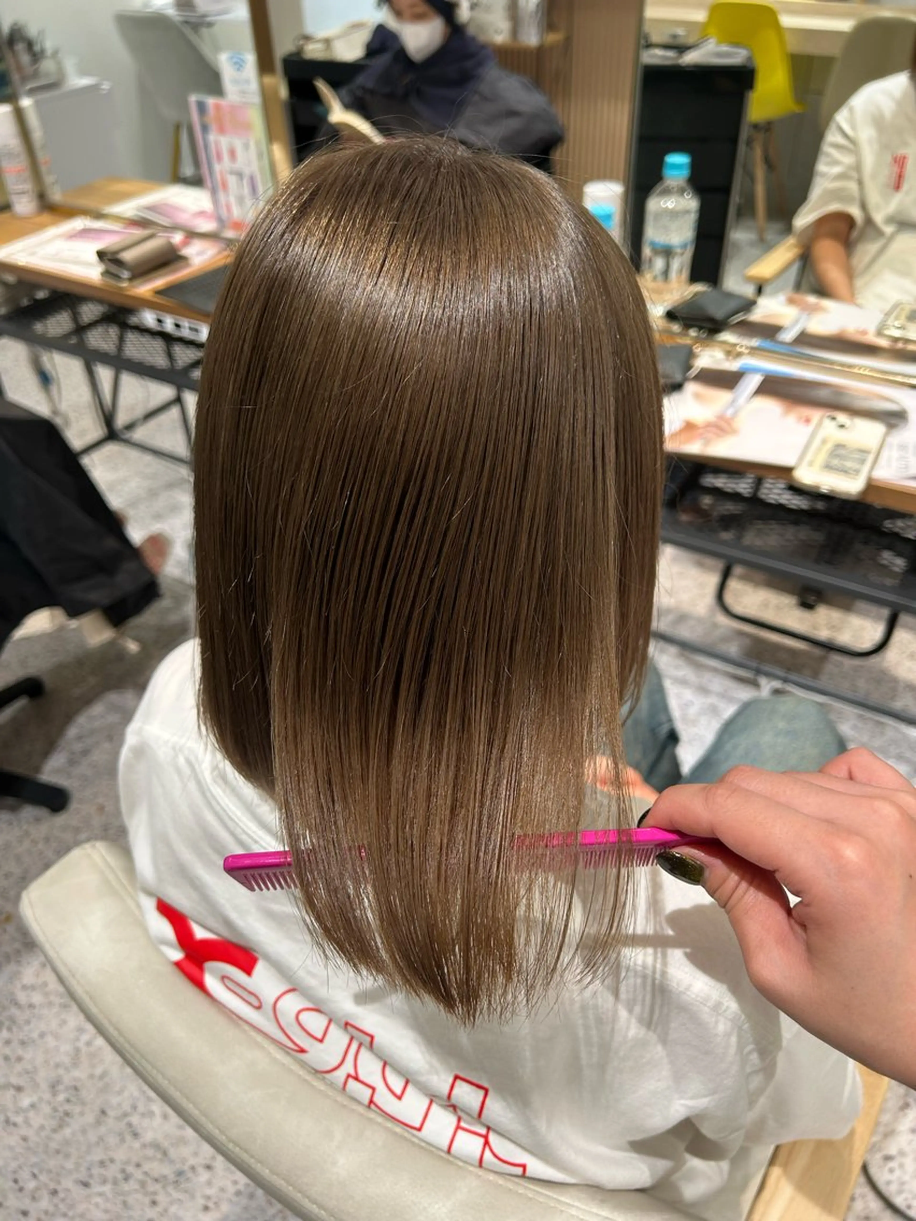 ミディアム ヘアカラー hair&eye🎀 /momoKaのヘアスタイル