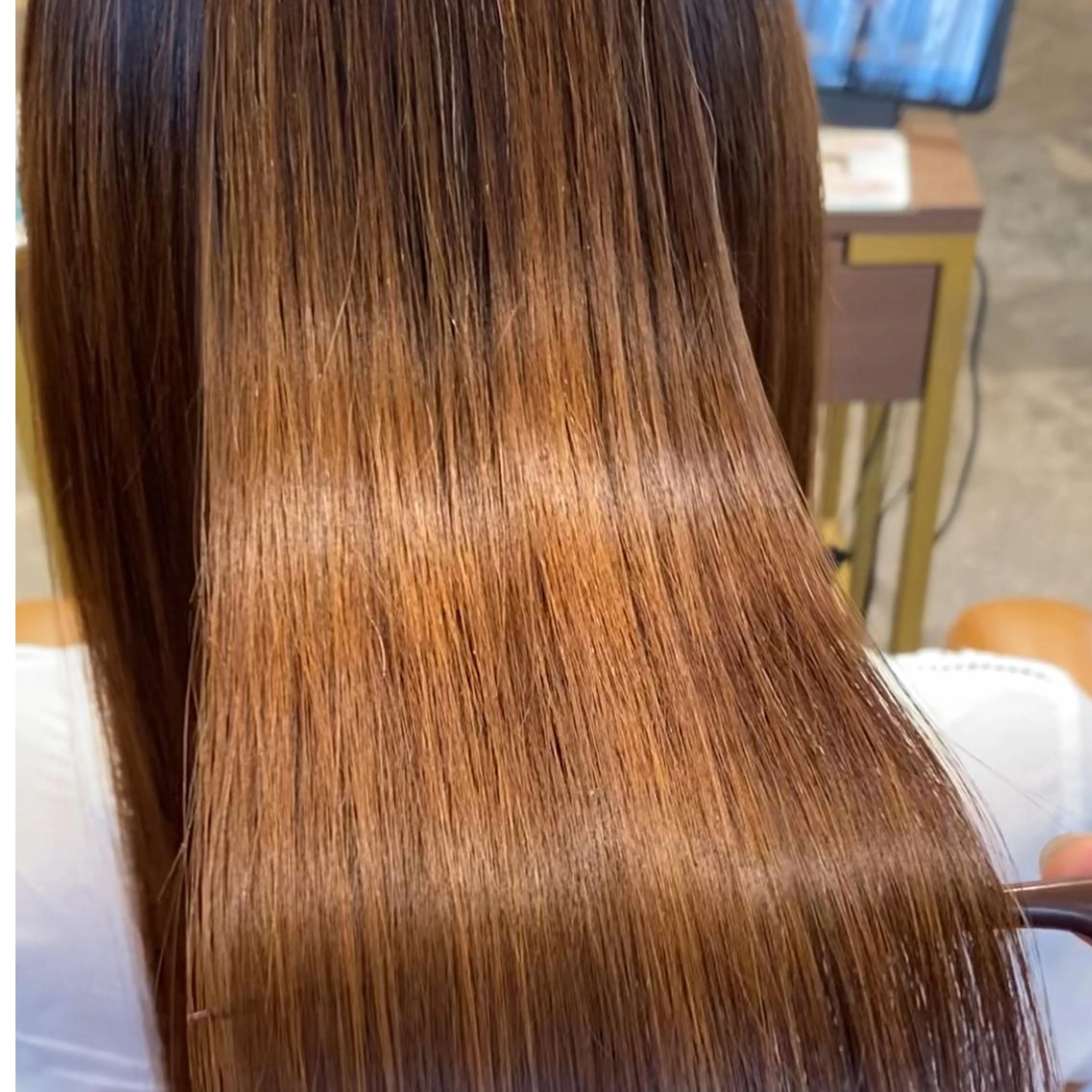 ロング 中谷 明日香のヘアスタイル