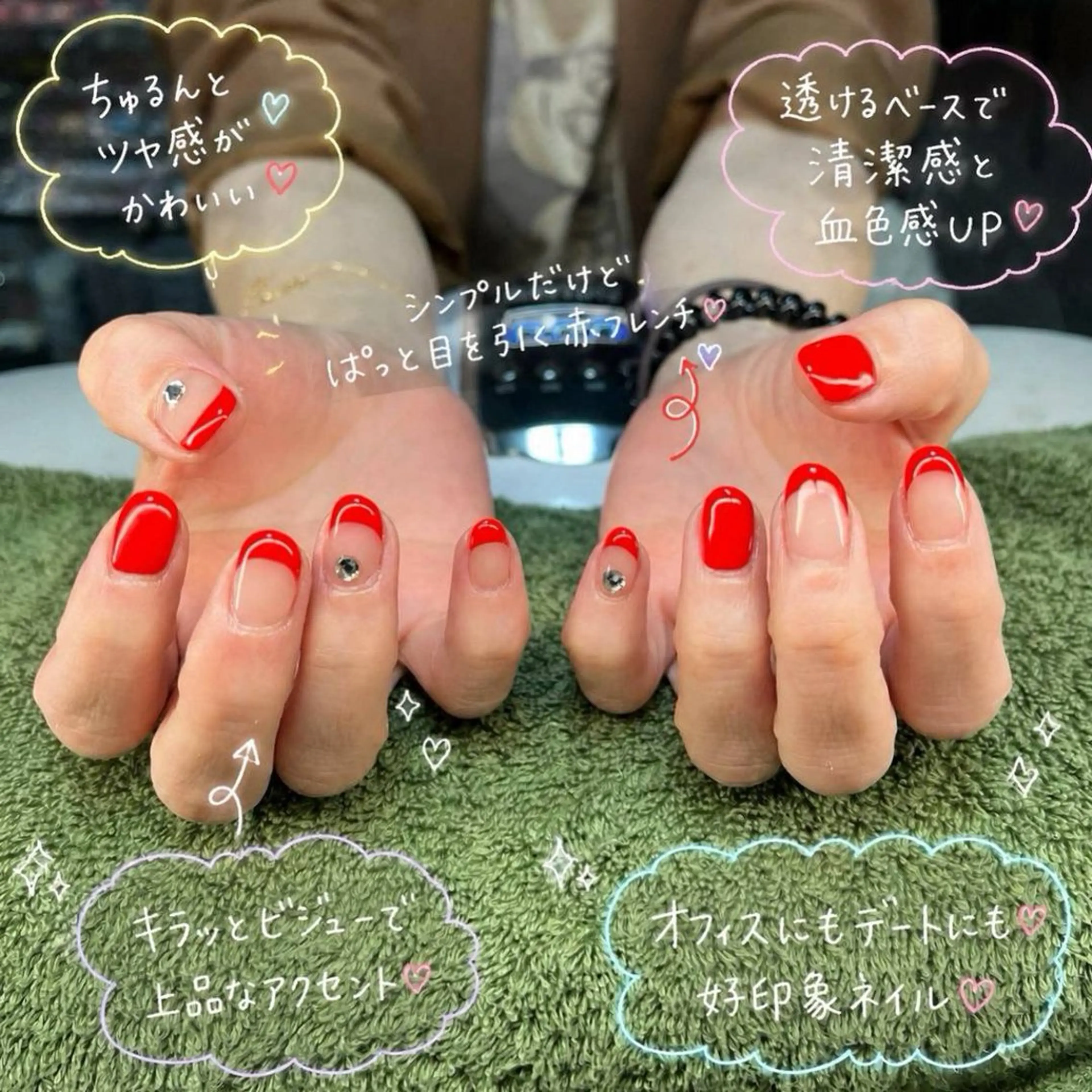 ネイル ハンドネイル フットネイル MHR nailのネイルデザイン