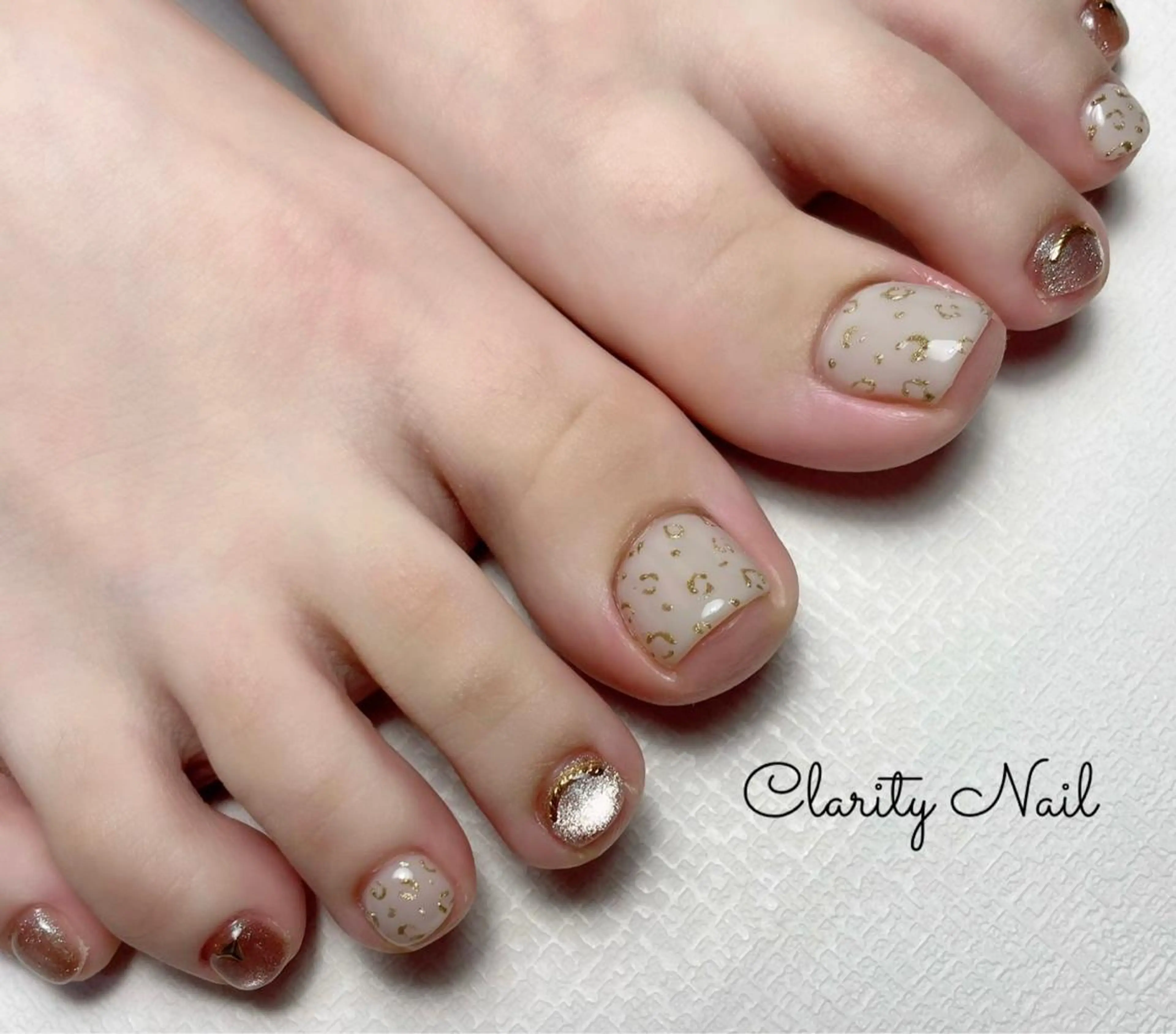 ネイル フットネイル フットネイル Clarity Nailのネイルデザイン