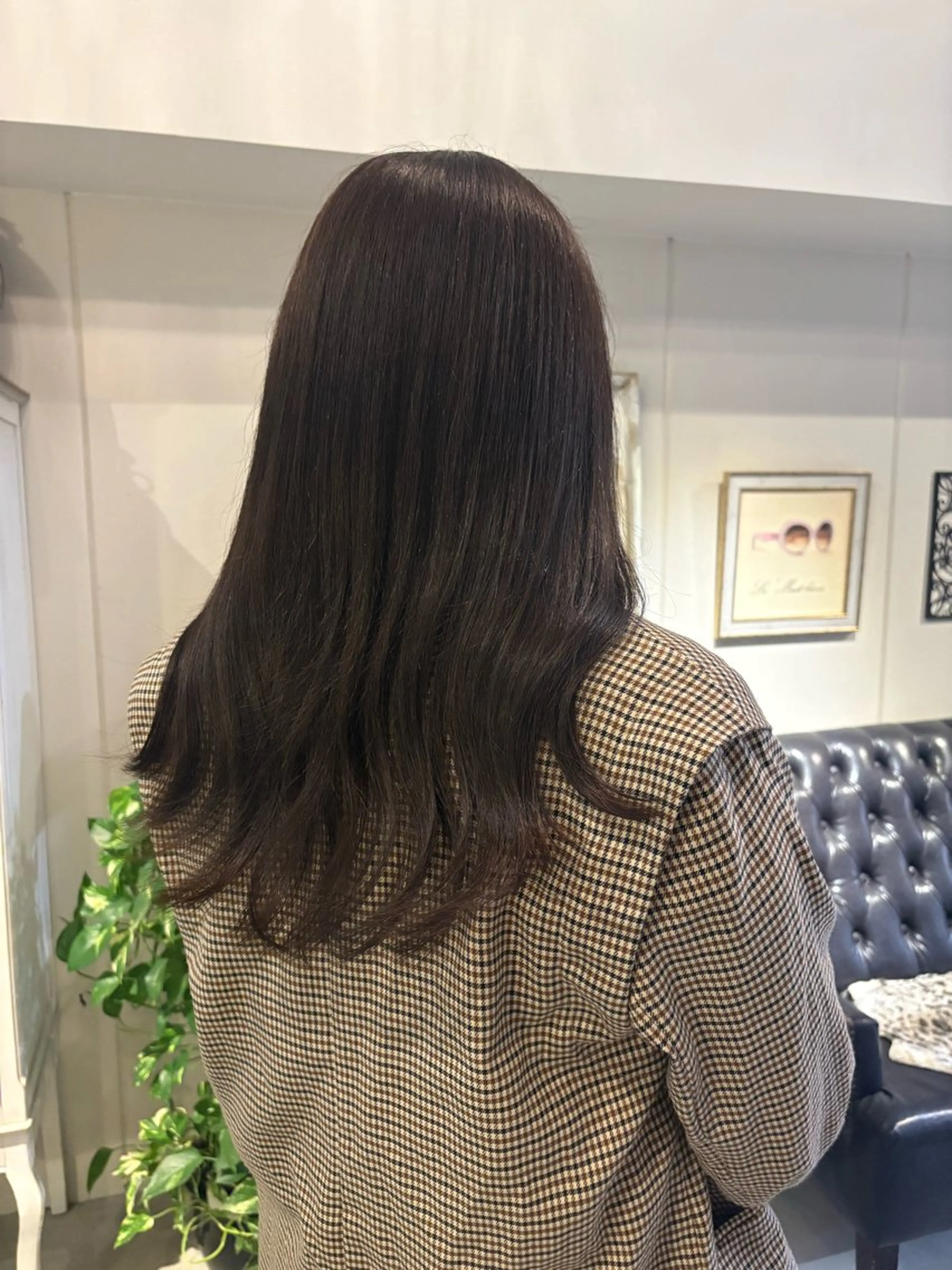 セミロング カラー カット ヘアカラー ichika/福岡 /透明感カラー🤎のヘアスタイル