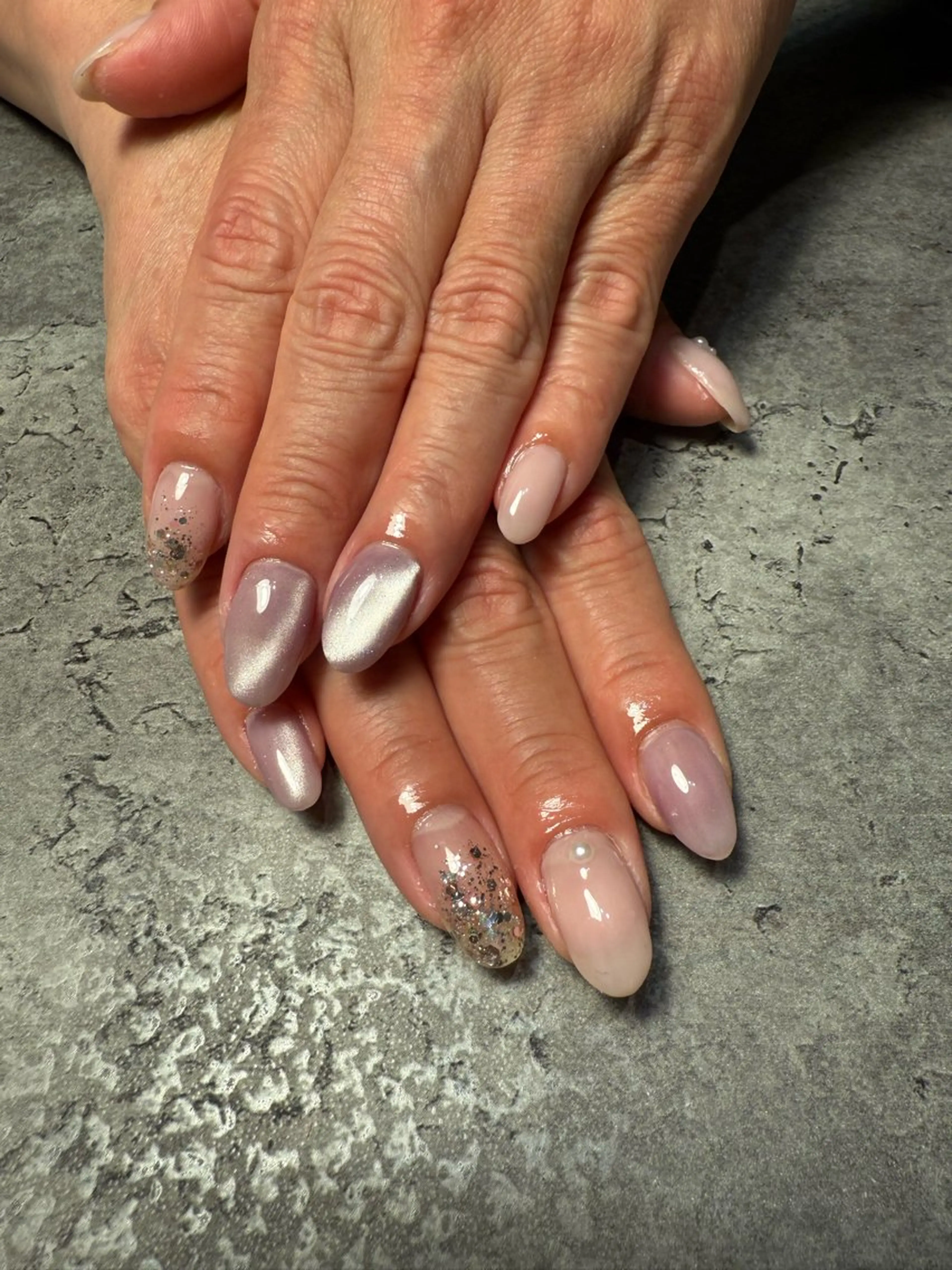 ネイル マグネットネイル nail salon Estelleのネイルデザイン