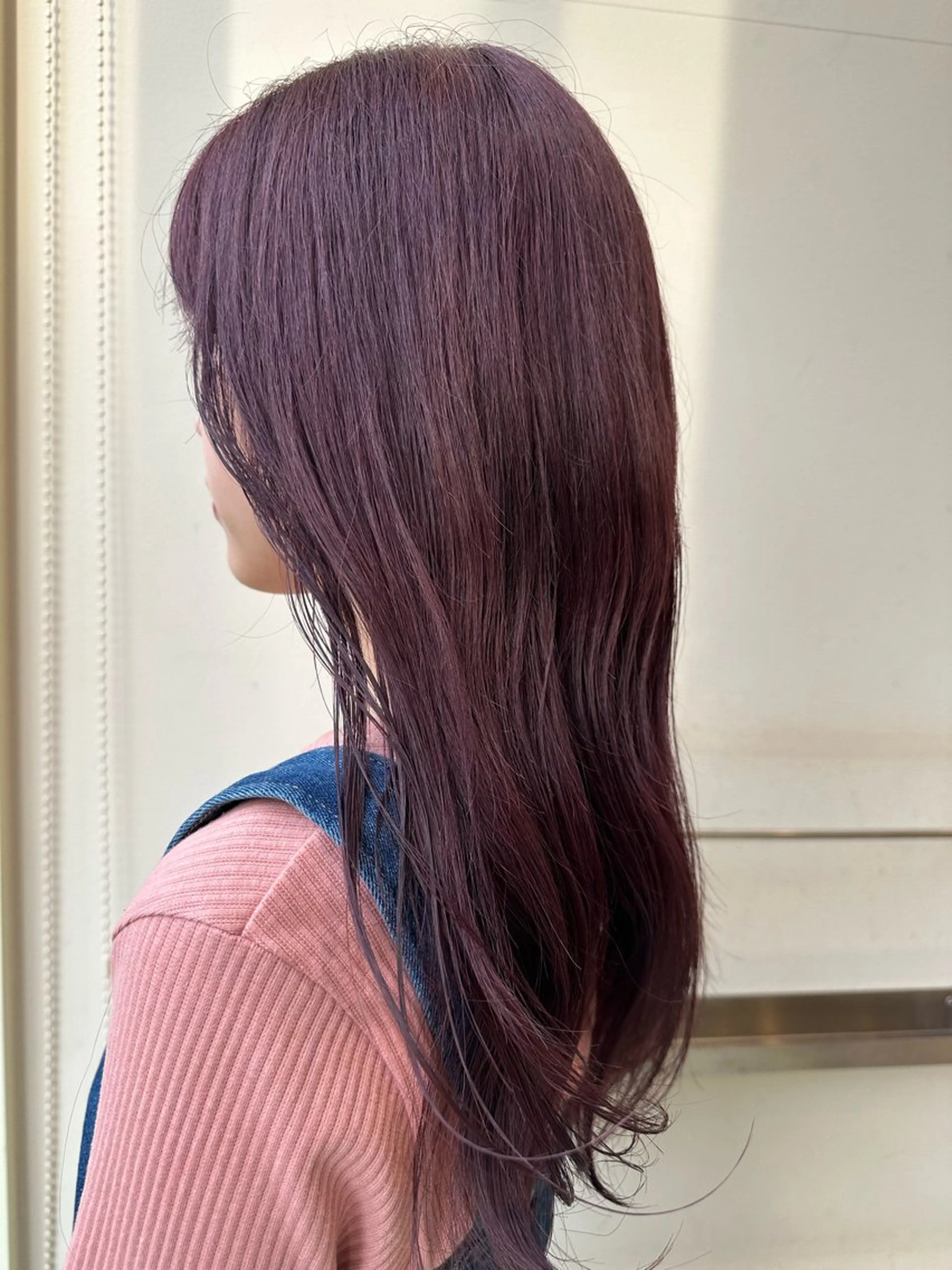 ロング カラー ヘアアレンジ ベージュカラー ブリーチ ダブルカラー ピンクカラー ピンクベージュ 松浦 涼雅のヘアスタイル