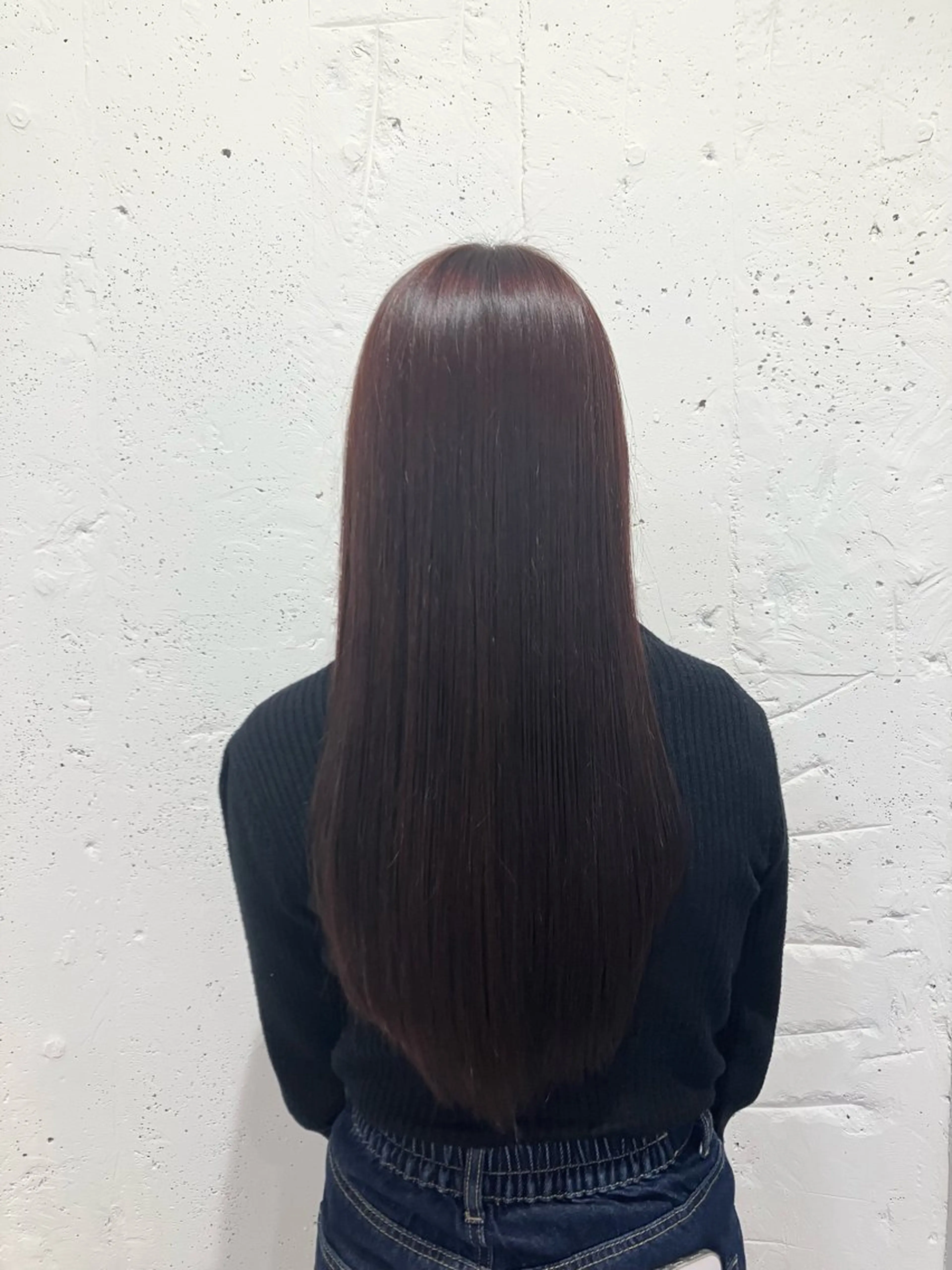 ロング カラー 透明感カラー🎀／ 寒色カラー／マツエクのヘアスタイル