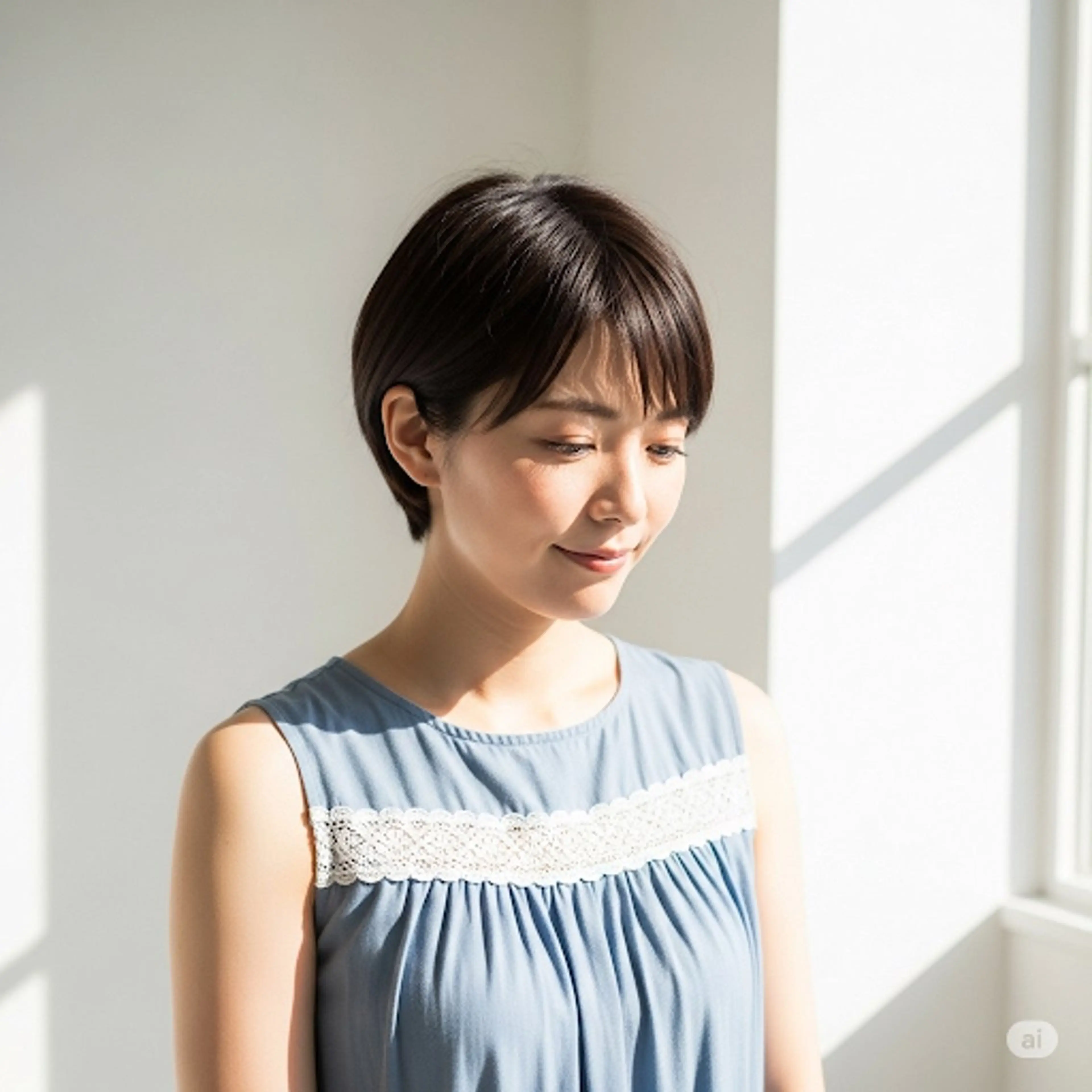 ショート カット ヘアカラー トリートメント ヘッドスパ ✂︎ ｼﾝﾀｸ ✂︎のヘアスタイル