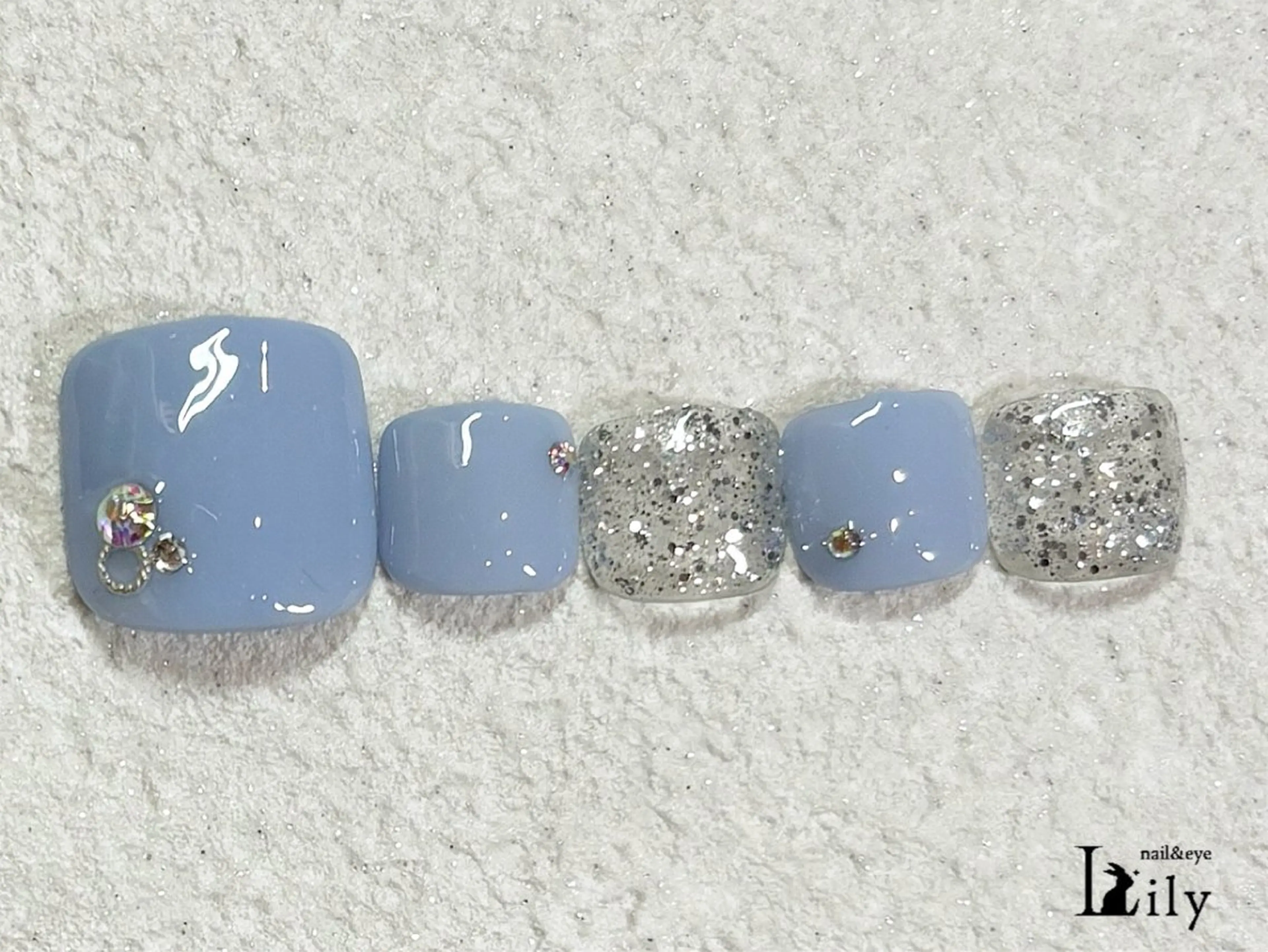 ネイル nail&eye Lily 住道のネイルデザイン