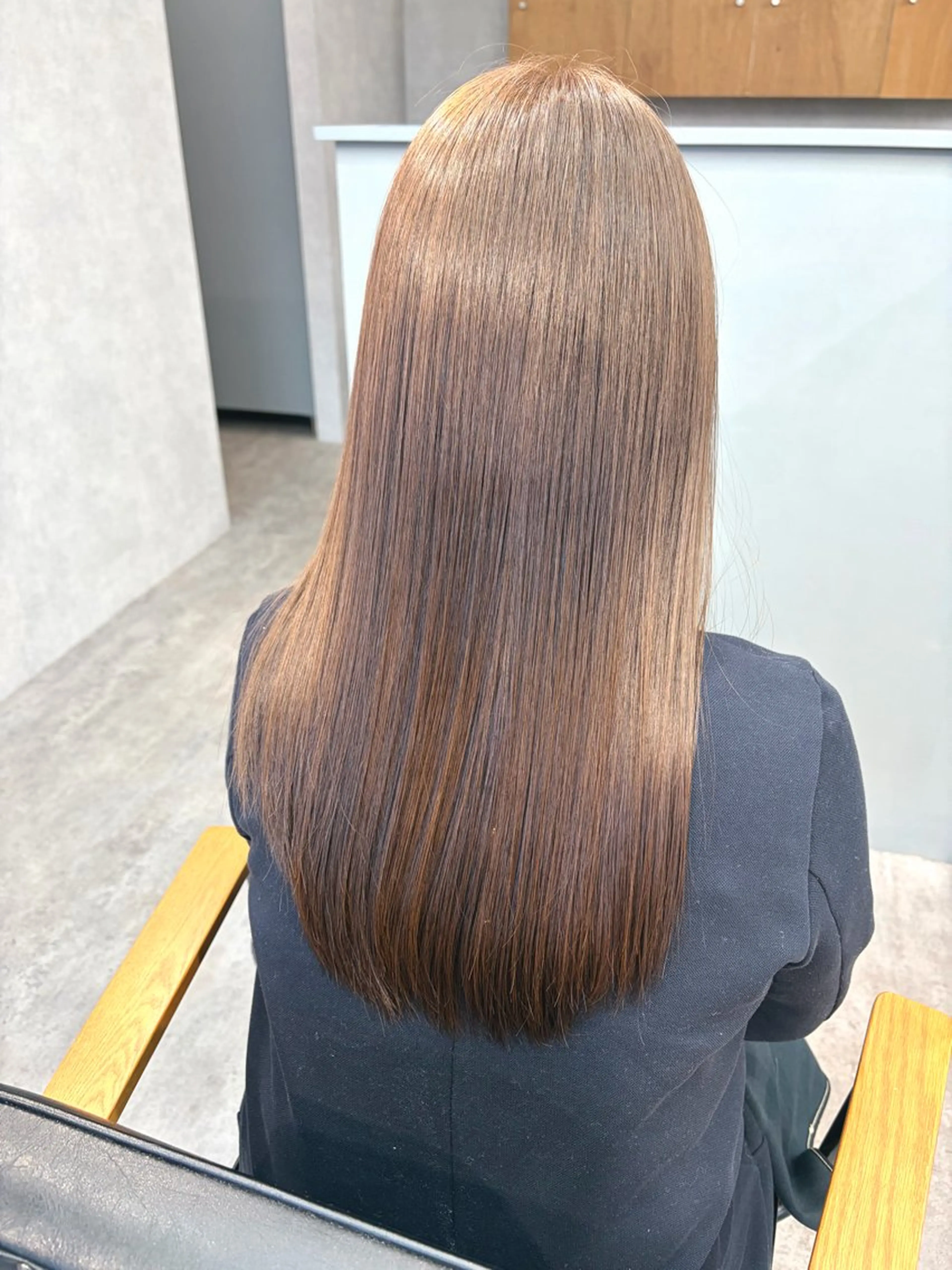 ロング 縮毛矯正 カット 縮毛矯正 トリートメント S. Hitomiのヘアスタイル